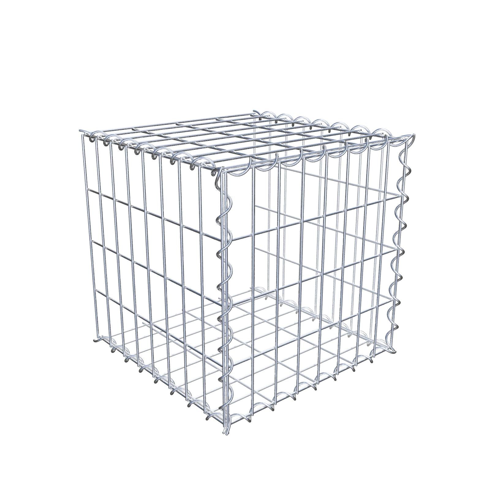 Add-on schanskorf type 2 40 cm x 40 cm x 40 cm (L x H x D), maaswijdte 5 cm x 10 cm, spiraalvormig