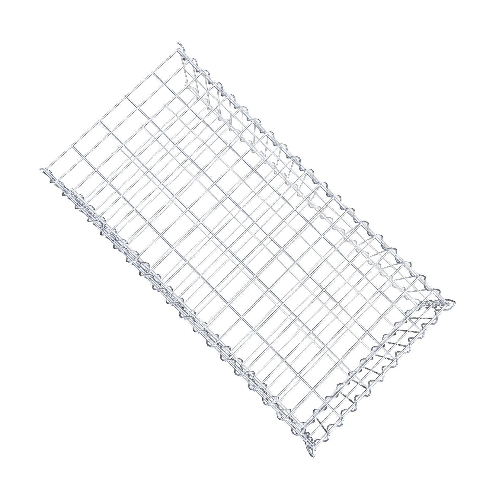 Gabião tipo 2 100 cm x 20 cm x 50 cm (C x A x P), malhagem 5 cm x 10 cm, espiral