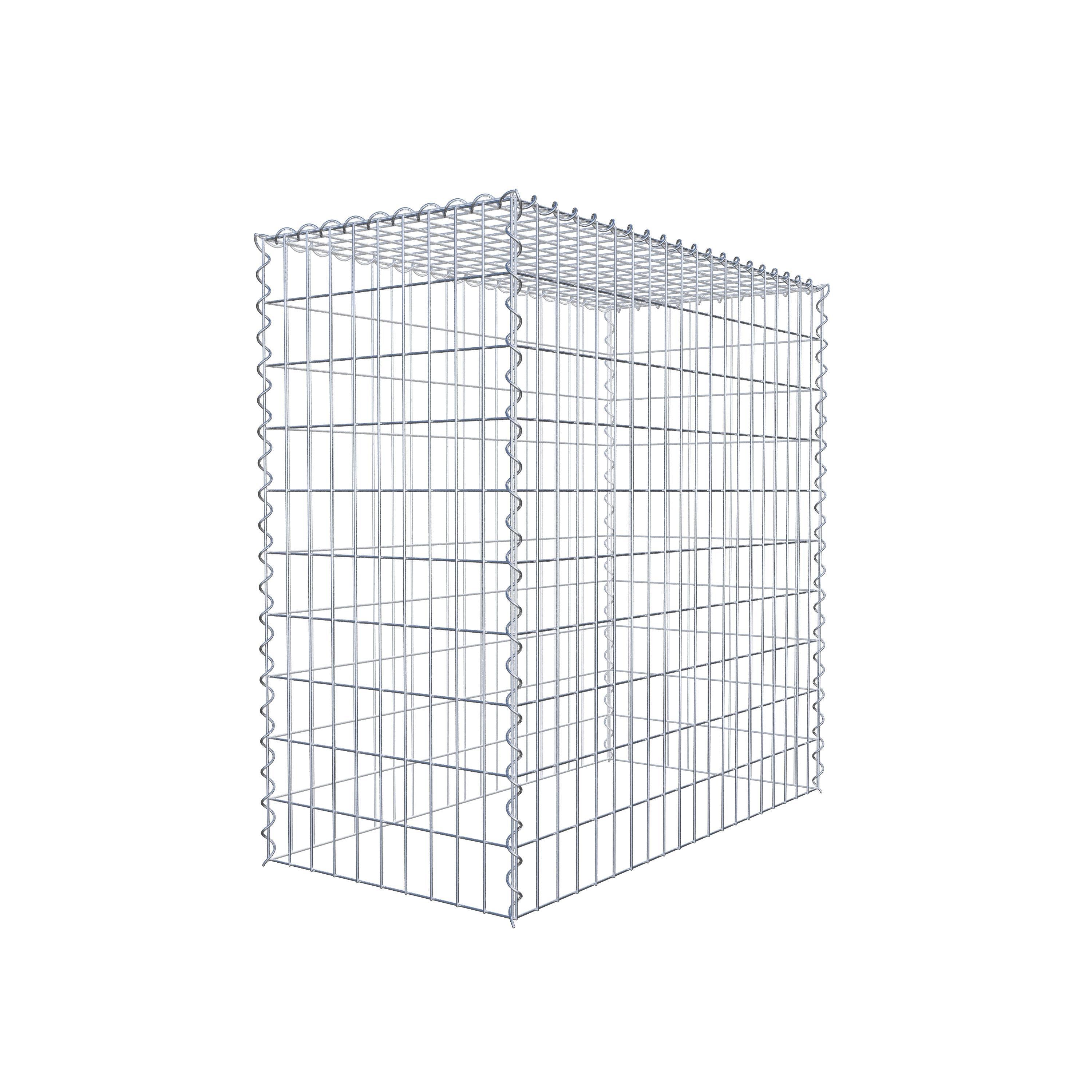 Add-on schanskorf type 3 100 cm x 100 cm x 50 cm (L x H x D), maaswijdte 5 cm x 10 cm, spiraalvormig
