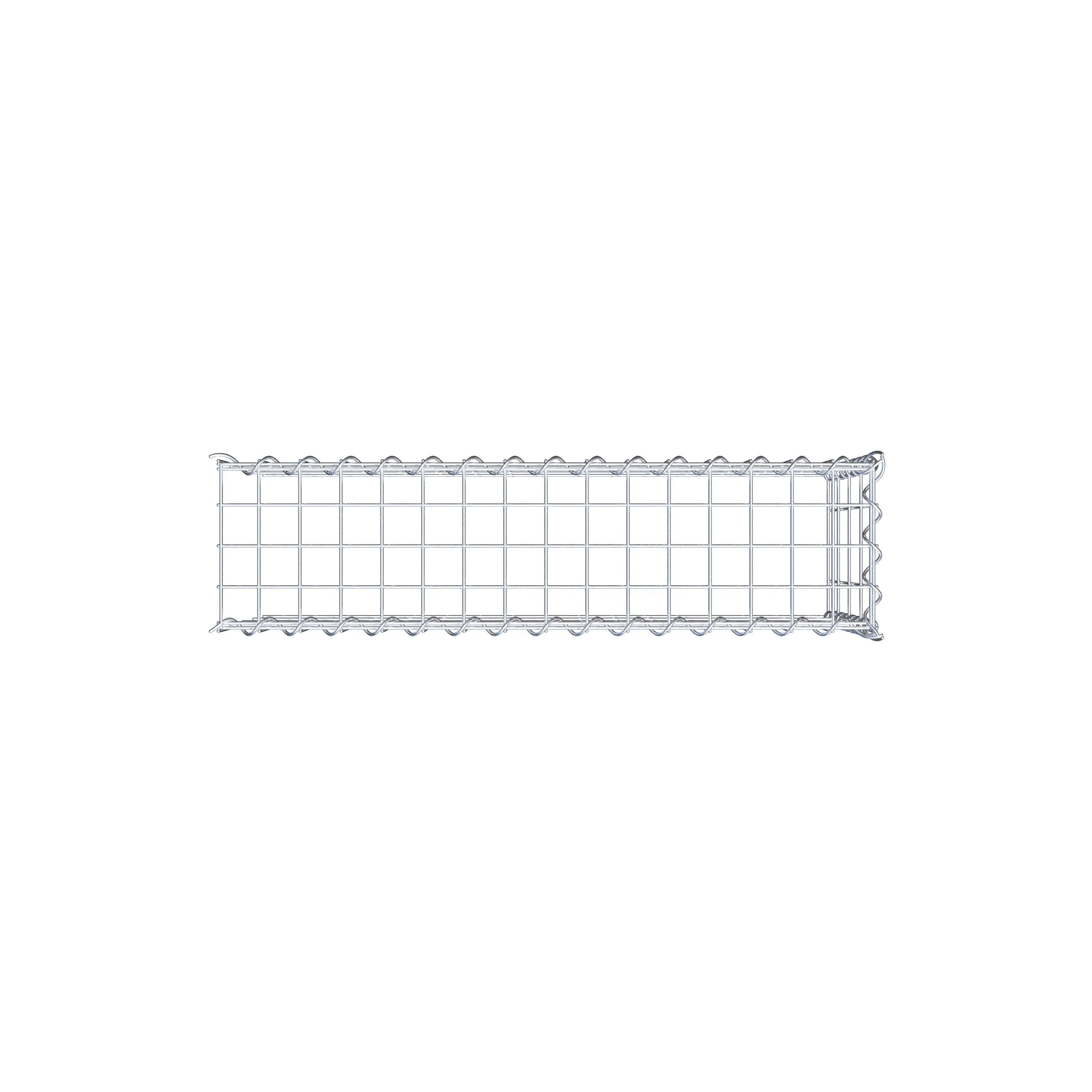 Anbaugabione Typ 4 80 cm x 40 cm x 20 cm (L x H x T), Maschenweite 5 cm x 10 cm, Spirale
