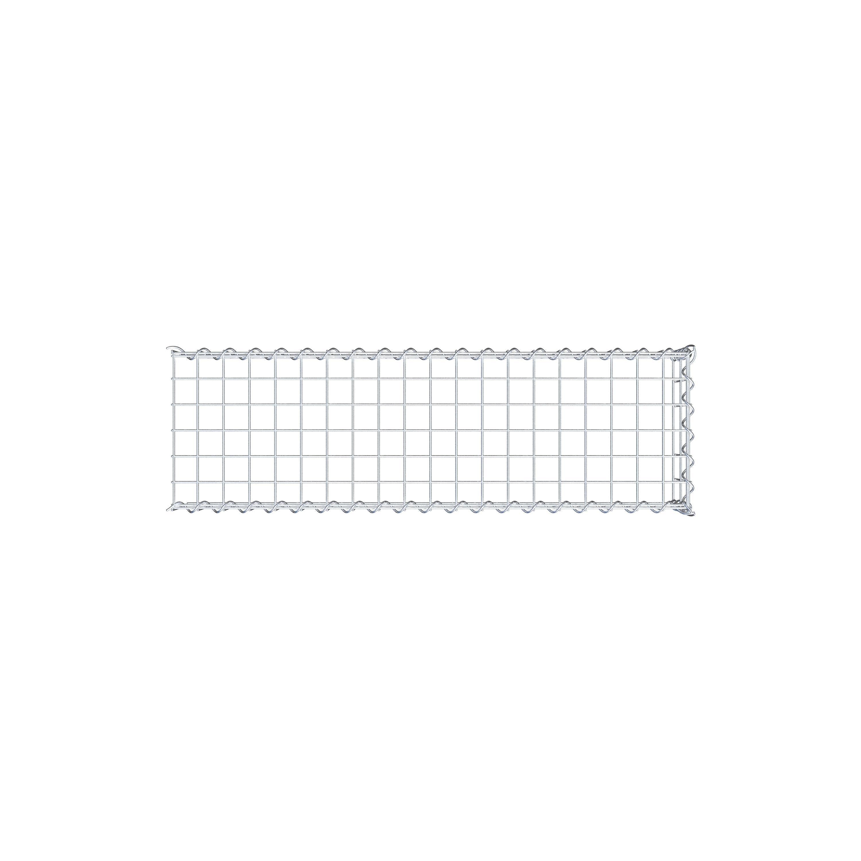 Gabbione aggiuntivo tipo 4 100 cm x 20 cm x 30 cm (L x A x P), maglia 5 cm x 10 cm, spirale