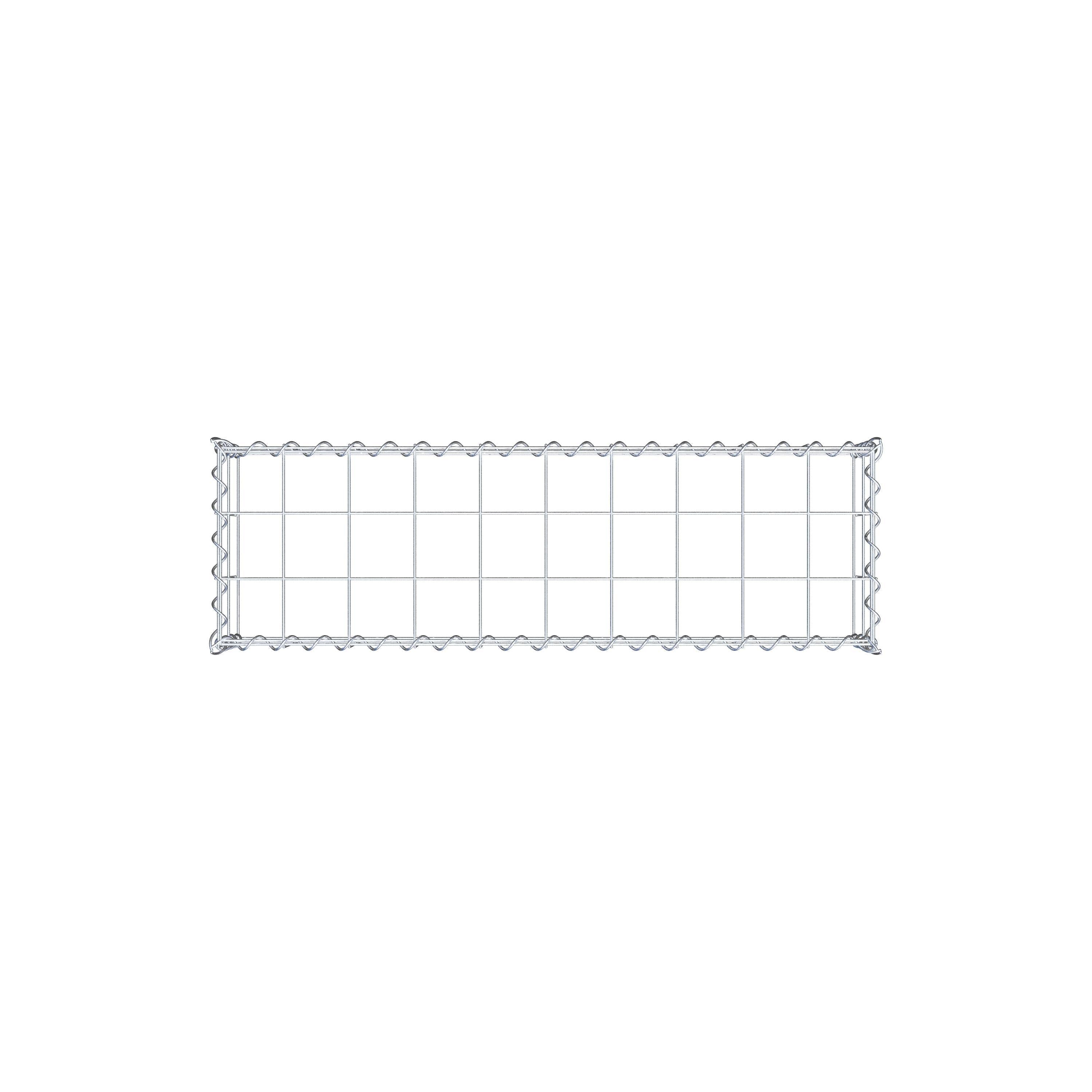 Gabbione aggiuntivo tipo 3 100 cm x 20 cm x 30 cm (L x A x P), maglia 10 cm x 10 cm, spirale