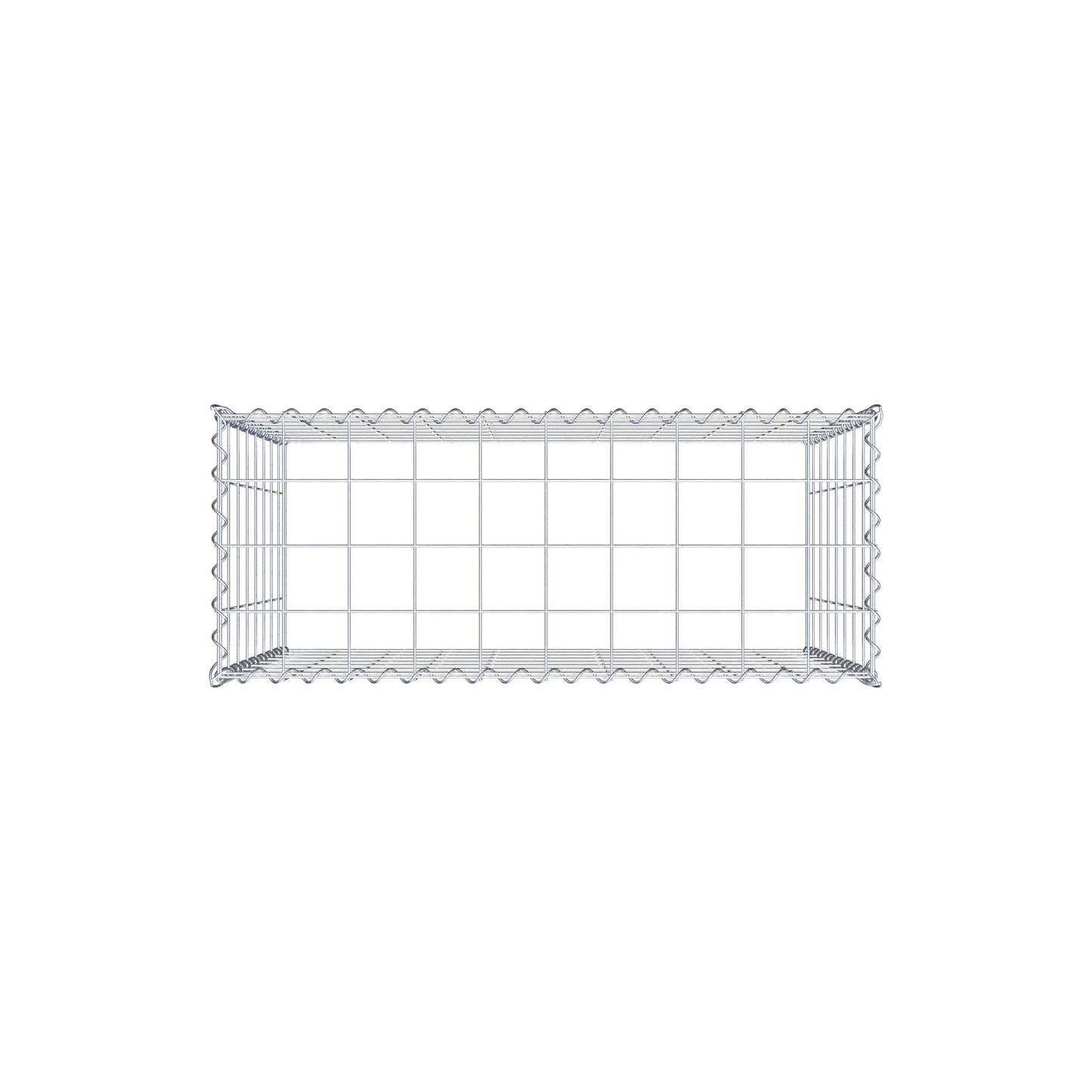 Gabbione aggiuntivo tipo 3 100 cm x 80 cm x 40 cm (L x H x P), maglia 10 cm x 10 cm, spirale