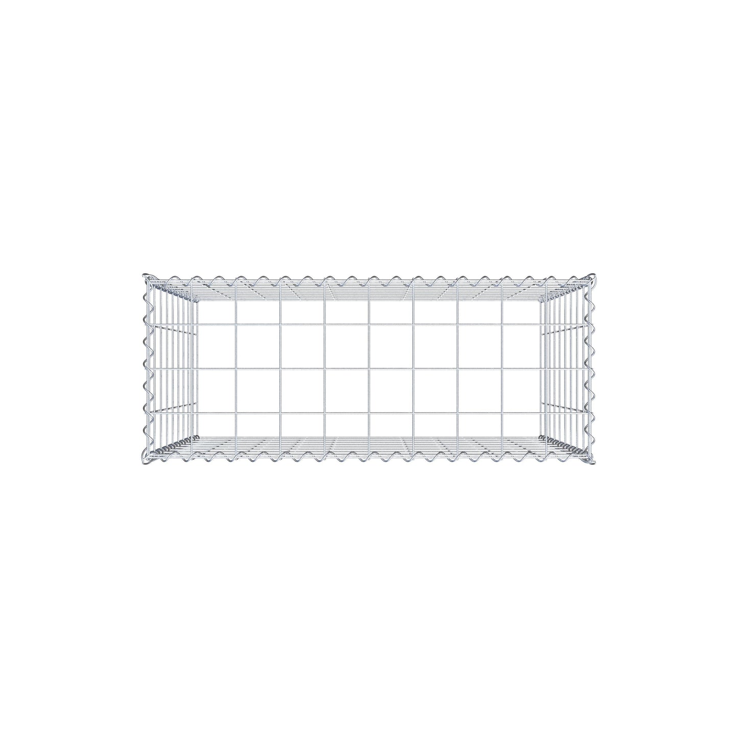 Add-on schanskorf type 3 100 cm x 90 cm x 40 cm (L x H x D), maaswijdte 10 cm x 10 cm, spiraal