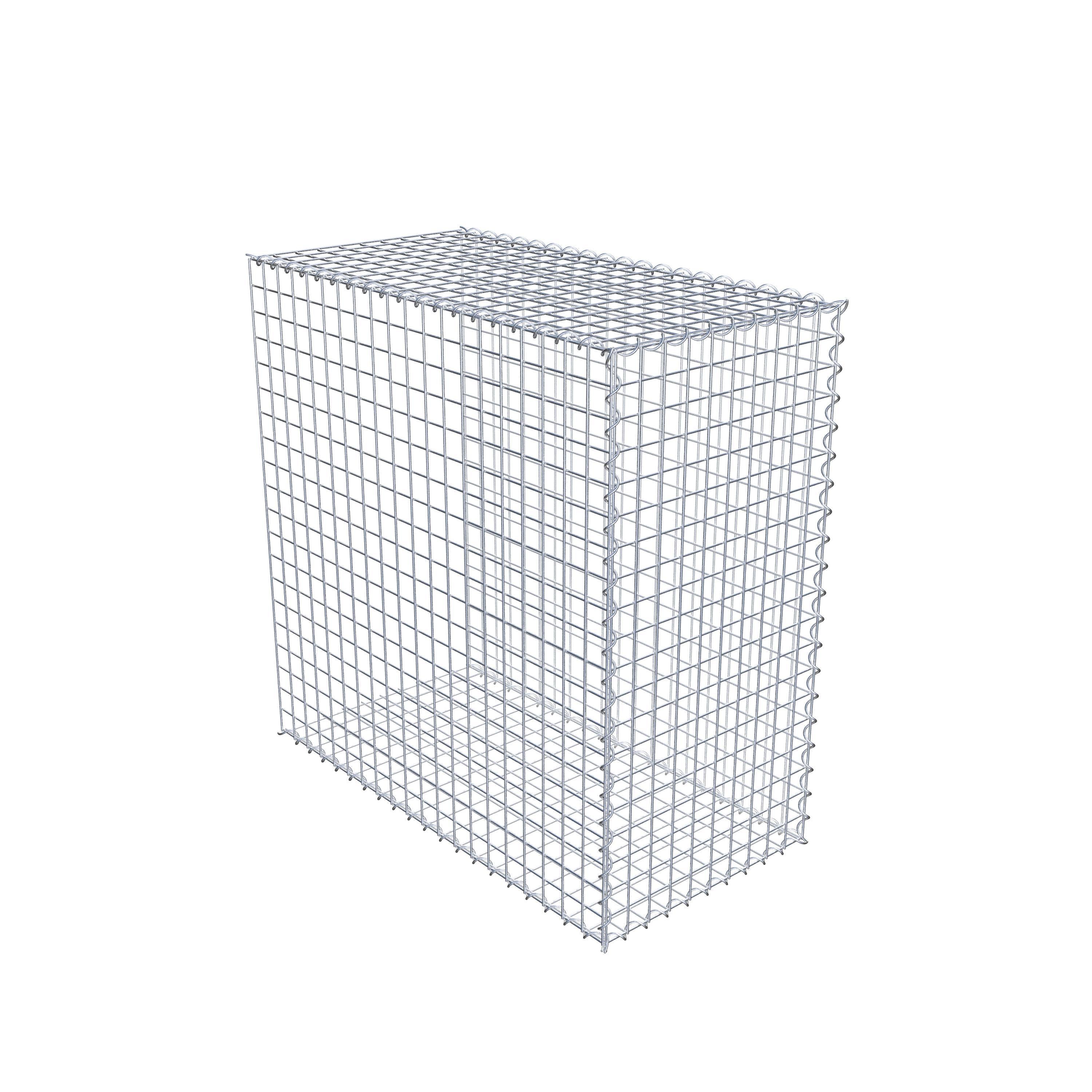 Grown-on gabion type 2 100 cm x 100 cm x 50 cm (L x H x D), mesh size 5 cm x 5 cm, spiral