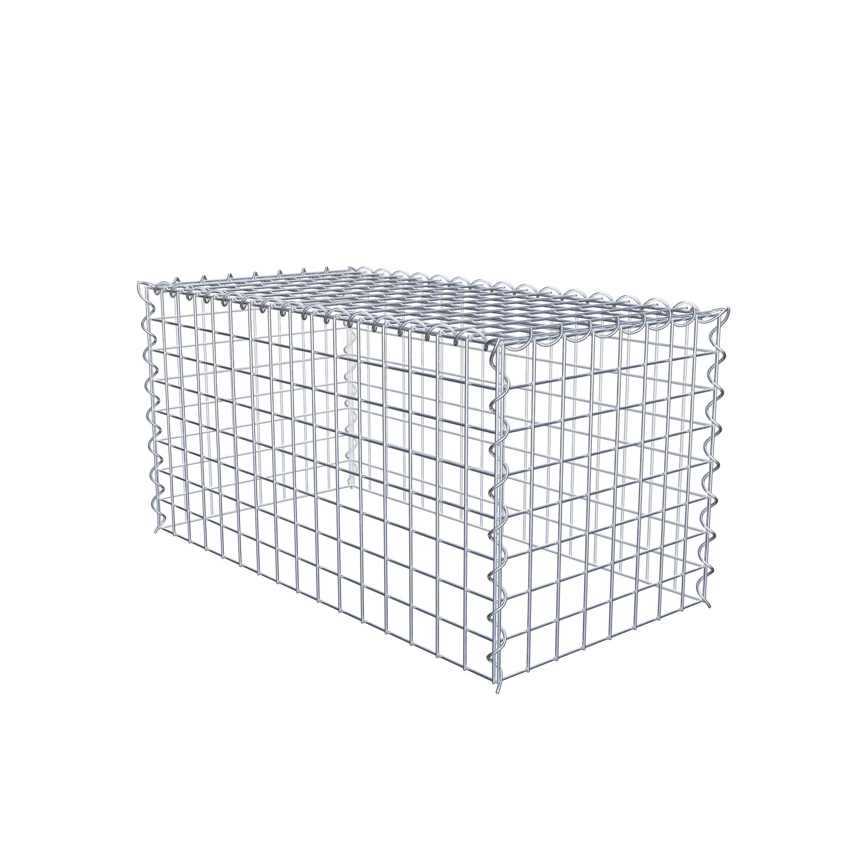Add-on schanskorf type 3 80 cm x 40 cm x 40 cm (L x H x D), maaswijdte 5 cm x 5 cm, spiraalvormig