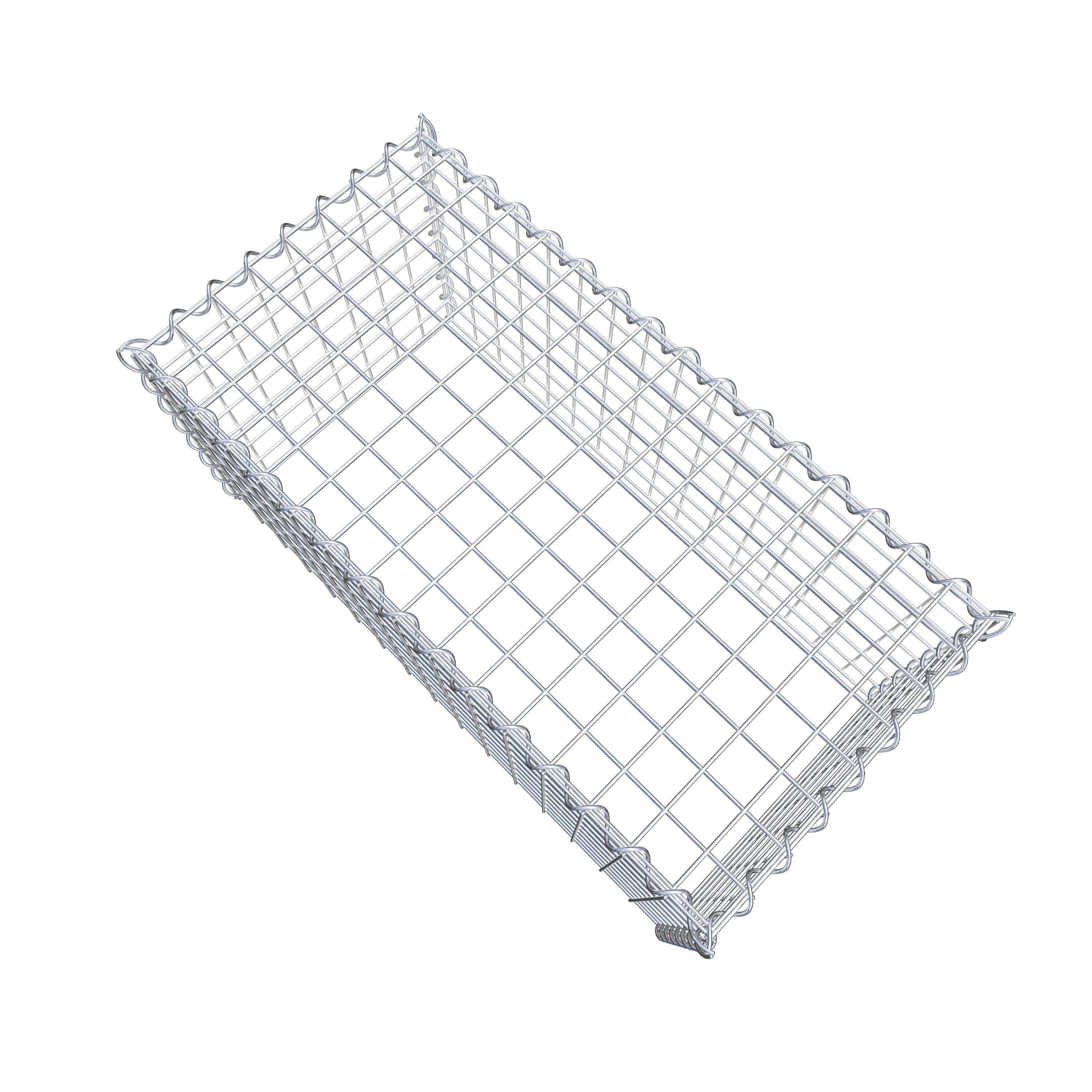 Add-on schanskorf type 3 80 cm x 40 cm x 40 cm (L x H x D), maaswijdte 5 cm x 5 cm, spiraalvormig