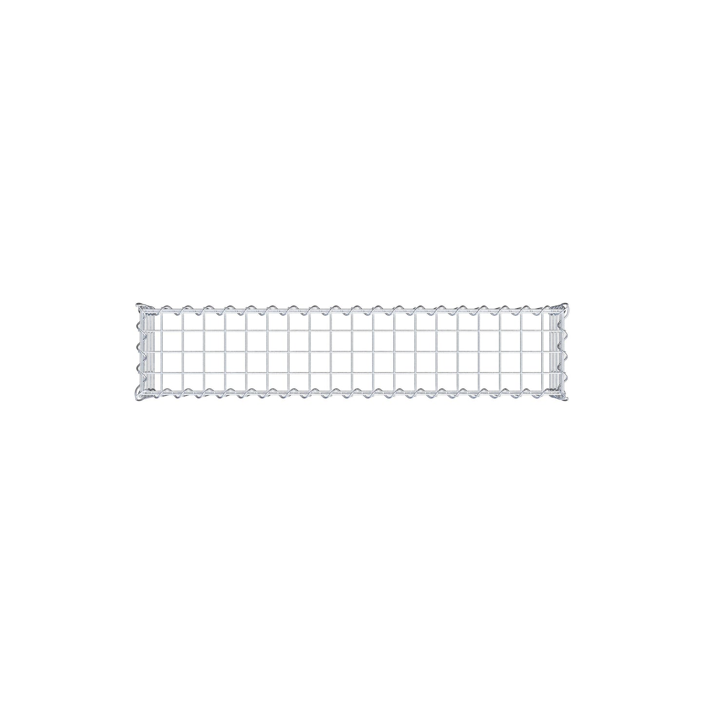 Gabbione aggiuntivo tipo 3 100 cm x 20 cm x 20 cm (L x A x P), dimensione maglia 5 cm x 5 cm, a spirale