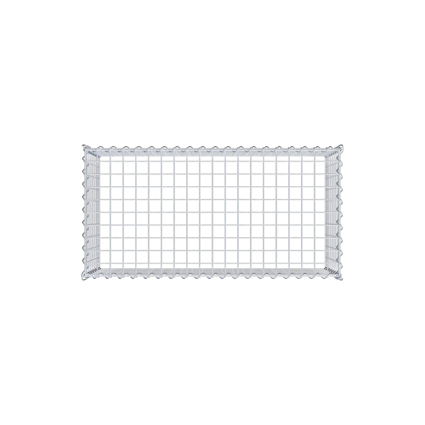 Grown-on gabion type 3 100 cm x 40 cm x 50 cm (L x H x D), mesh size 5 cm x 5 cm, spiral