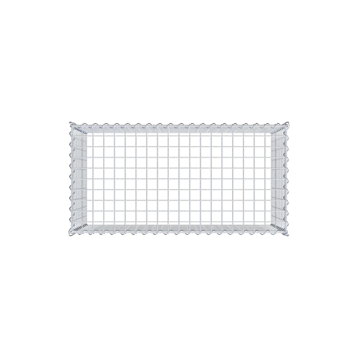 Grown-on gabion type 3 100 cm x 50 cm x 50 cm (L x H x D), mesh size 5 cm x 5 cm, spiral