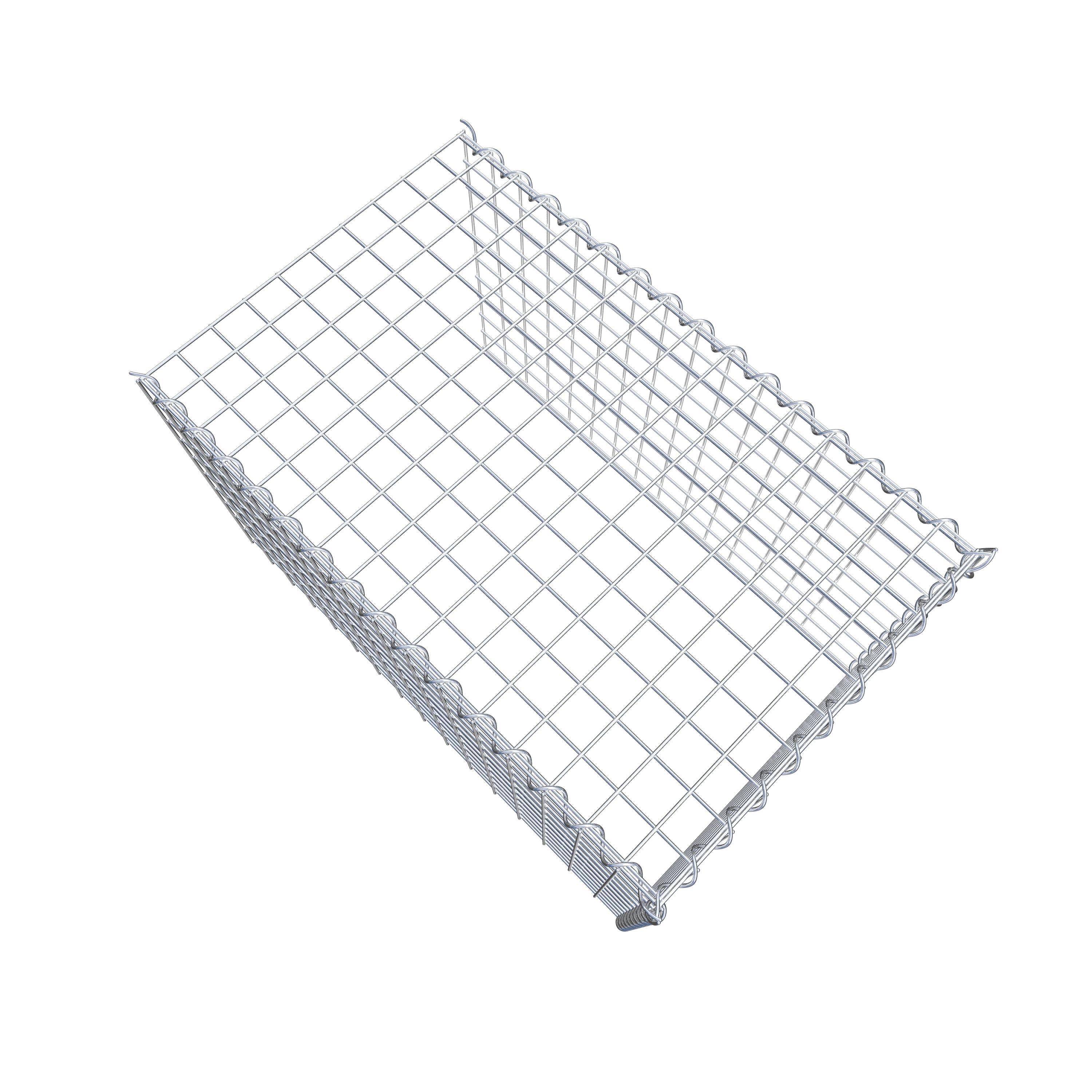 Add-on schanskorf type 4 80 cm x 50 cm x 50 cm (L x H x D), maaswijdte 5 cm x 5 cm, spiraalvormig
