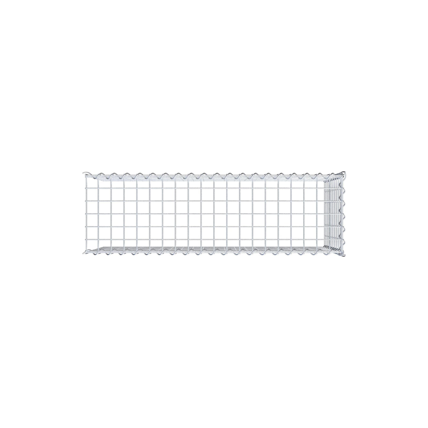 Gabbione aggiuntivo tipo 4 100 cm x 50 cm x 30 cm (L x H x P), dimensione maglia 5 cm x 5 cm, a spirale