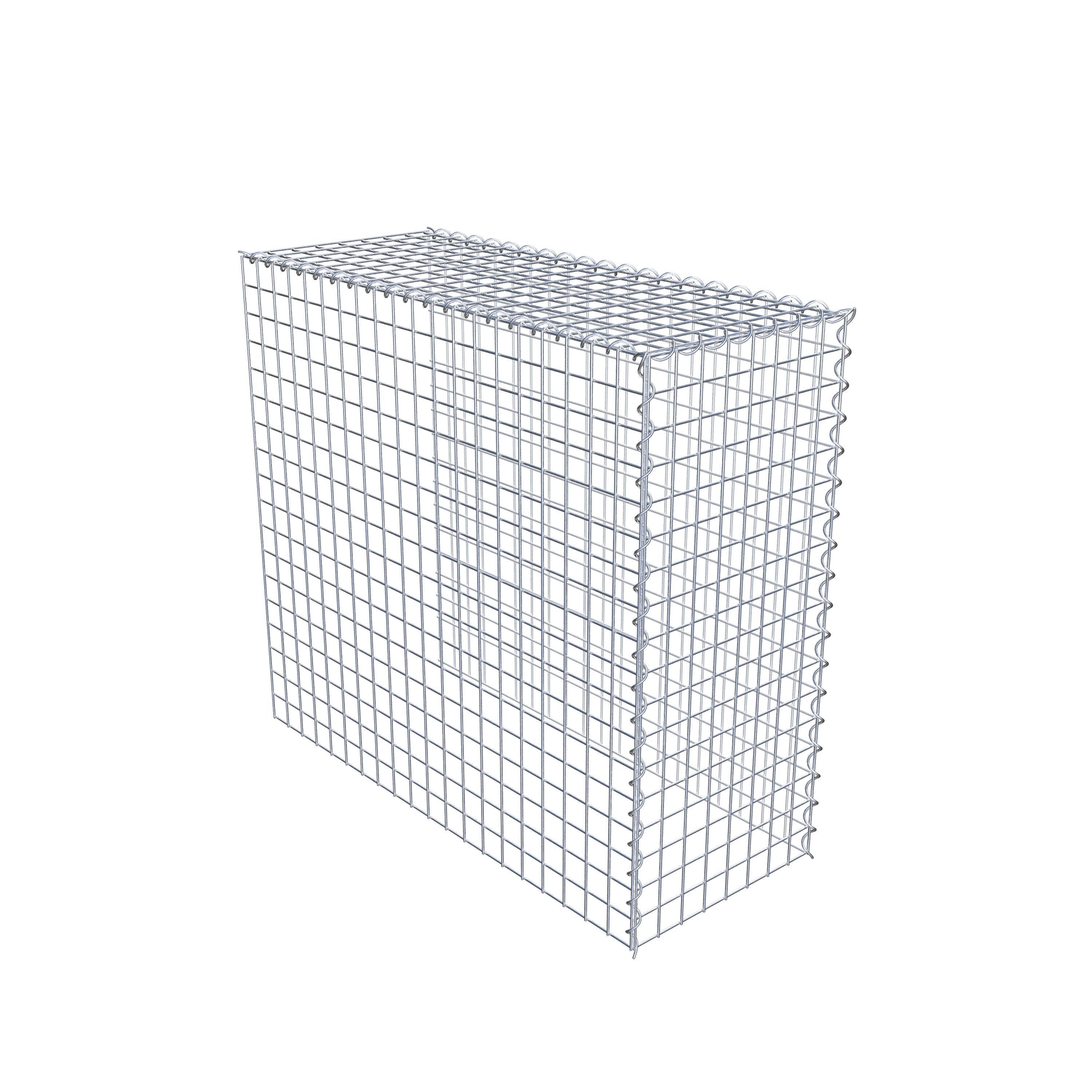 Add-on schanskorf type 4 100 cm x 90 cm x 40 cm (L x H x D), maaswijdte 5 cm x 5 cm, spiraalvormig