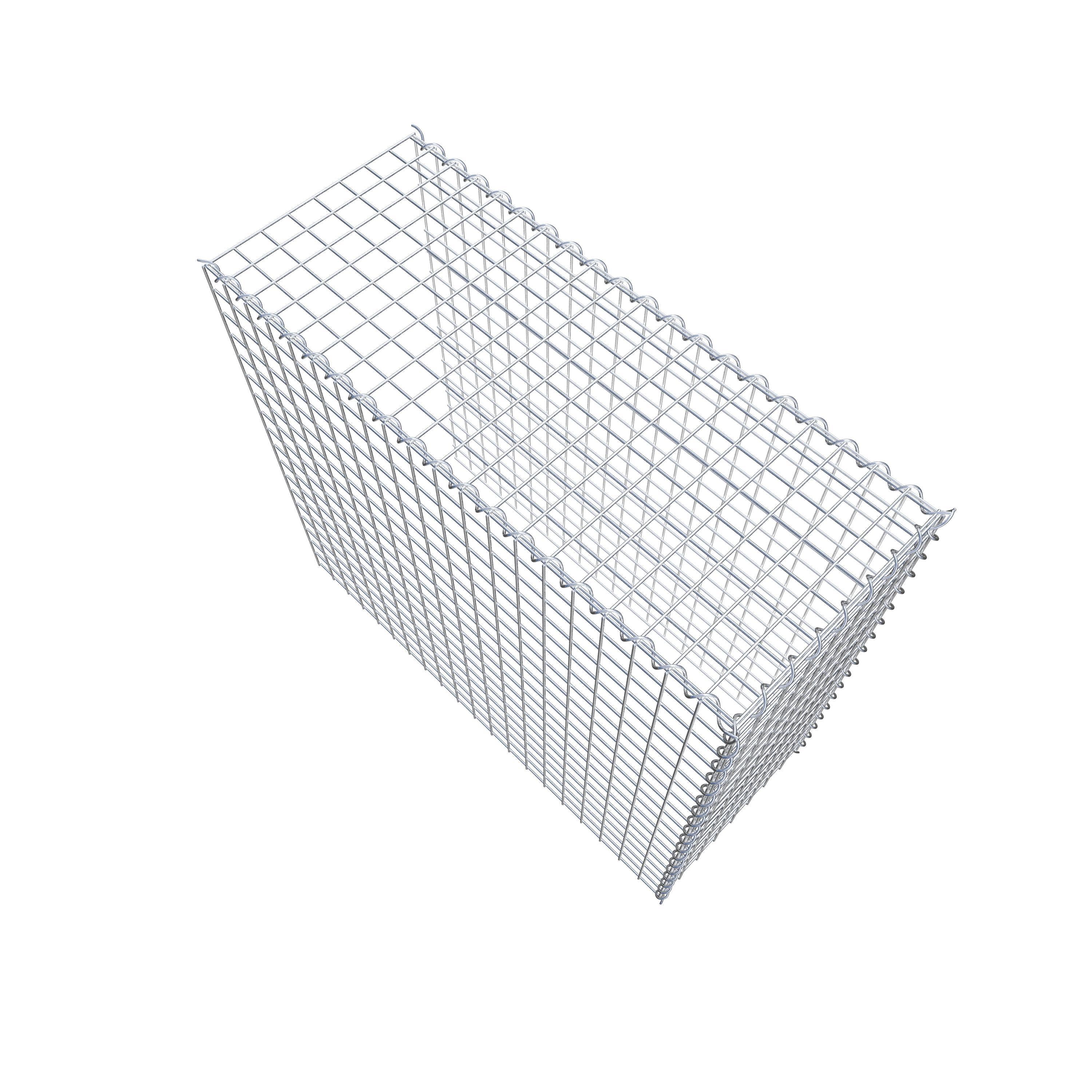 Add-on schanskorf type 4 100 cm x 90 cm x 40 cm (L x H x D), maaswijdte 5 cm x 5 cm, spiraalvormig