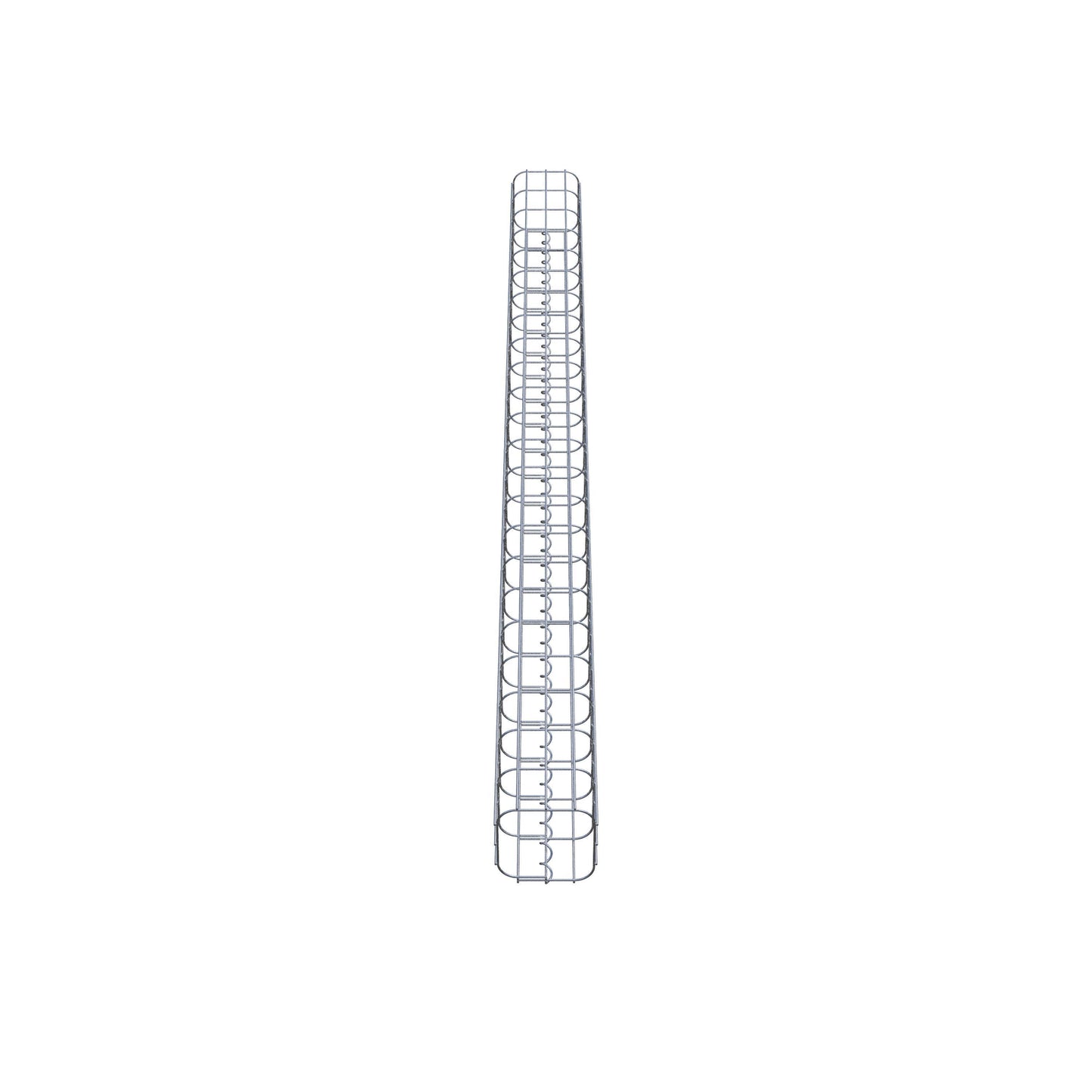 Colonne de gabion carrée 17 cm x 17 cm, 230 cm de hauteur, MW 5 cm x 10 cm