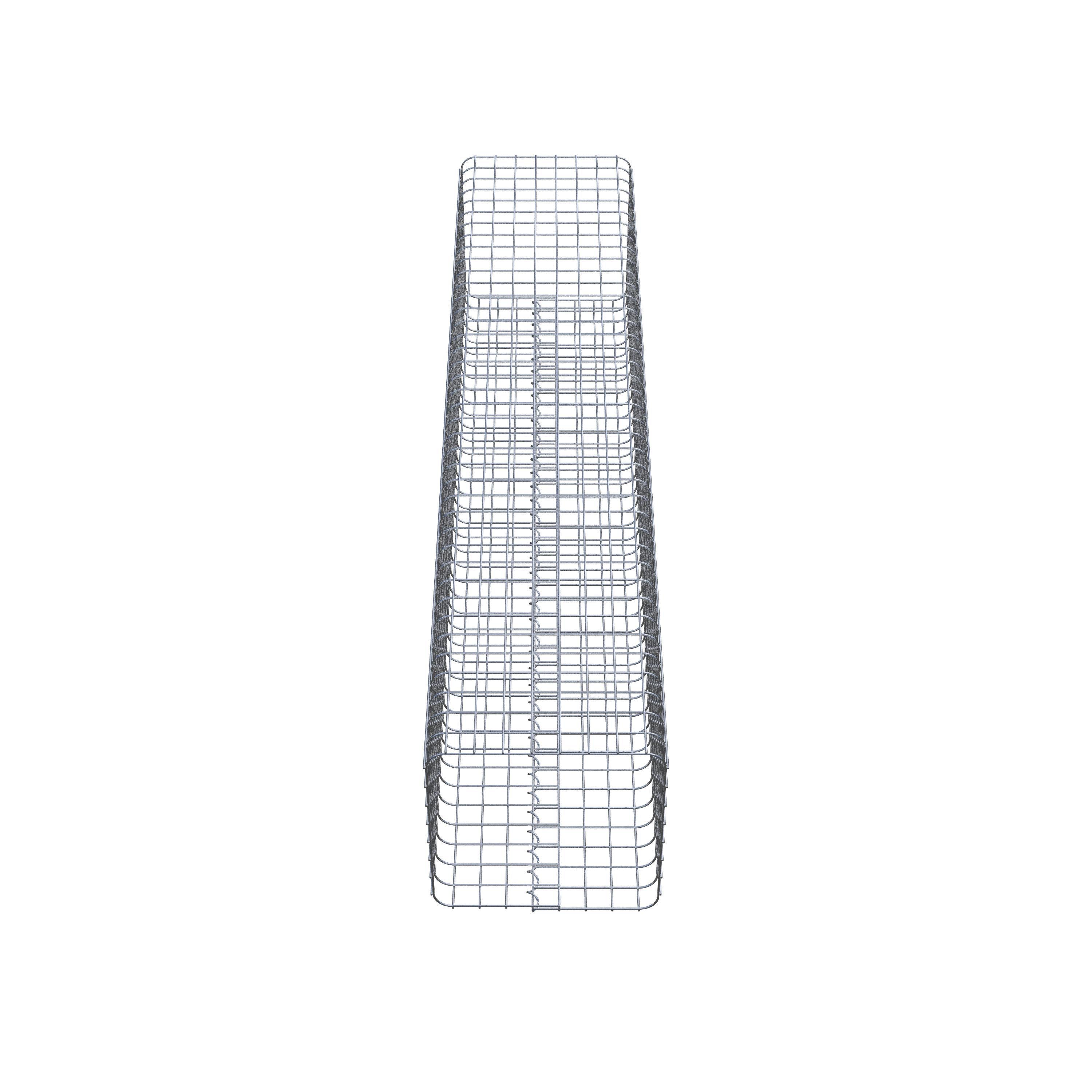 Gabion column square 42 cm x 42 cm, 200 cm high, MW 5 cm x 5 cm