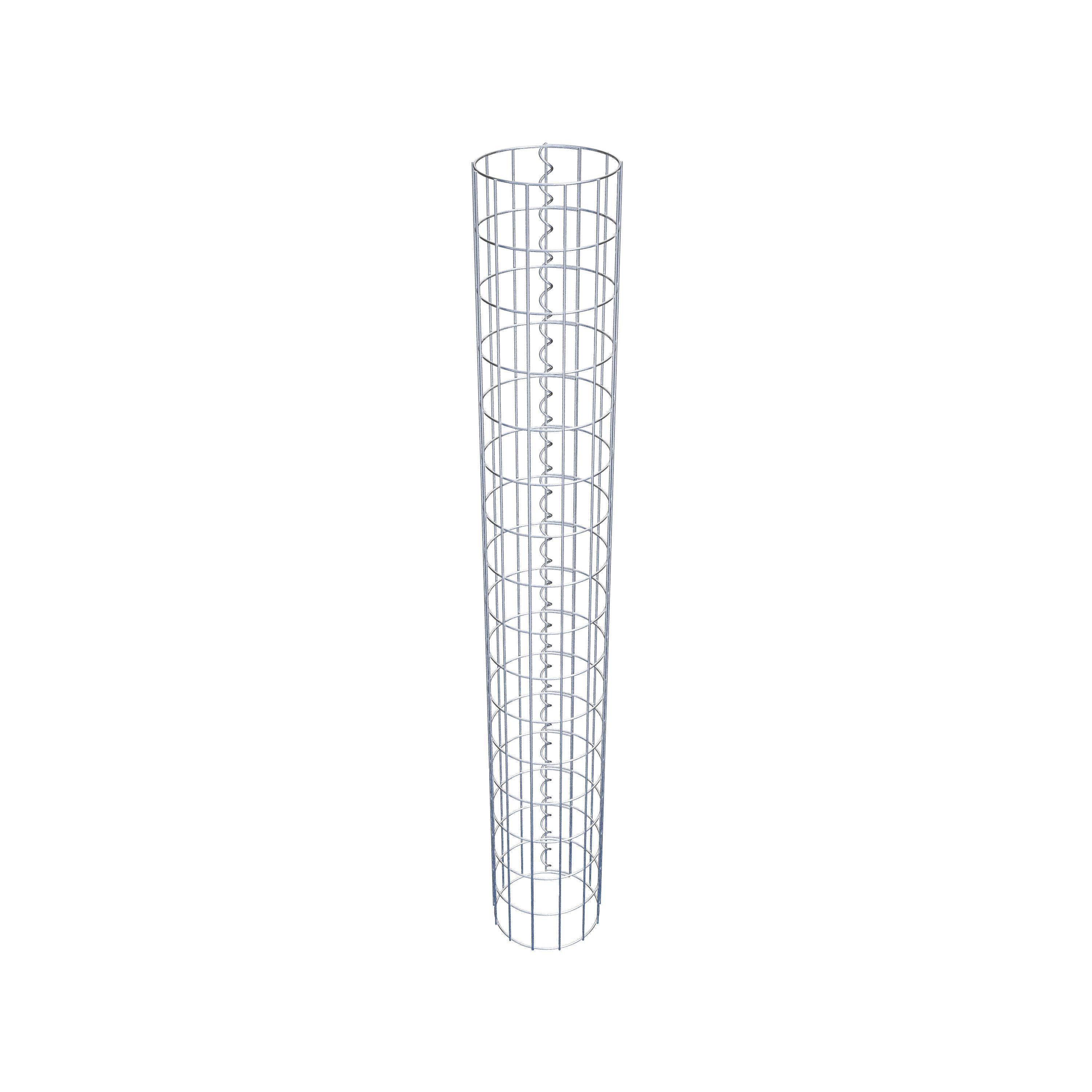 Schanskorf kolom diameter 22 cm, MW 5 x 10 cm rond