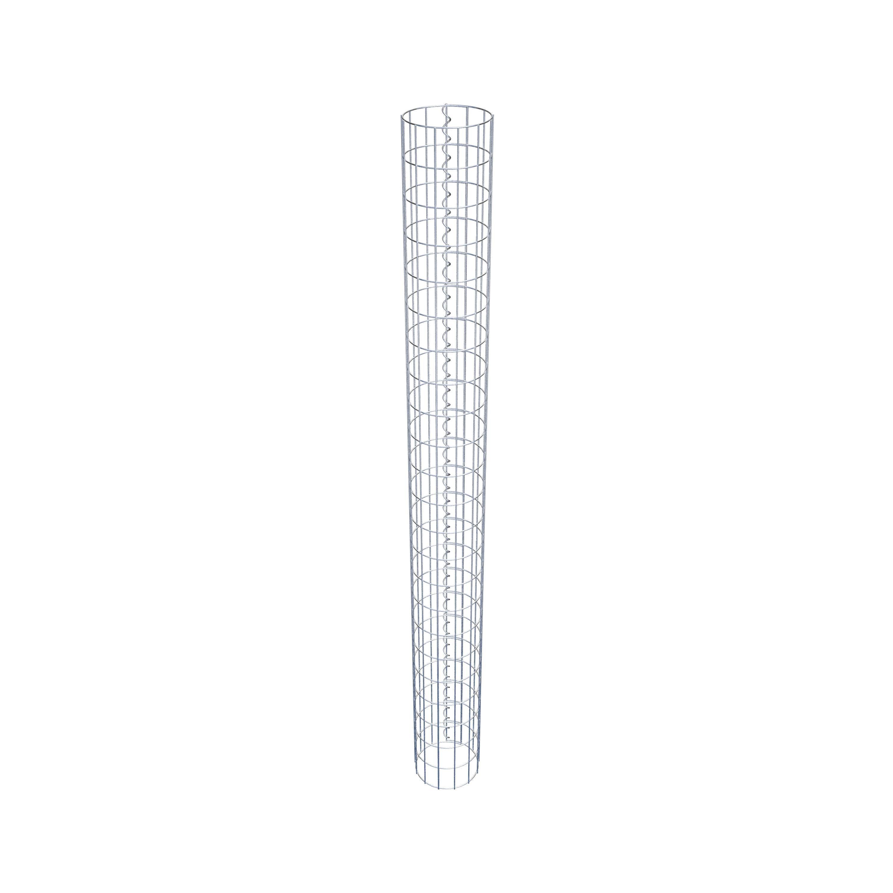 Schanskorf kolom diameter 22 cm, MW 5 x 10 cm rond