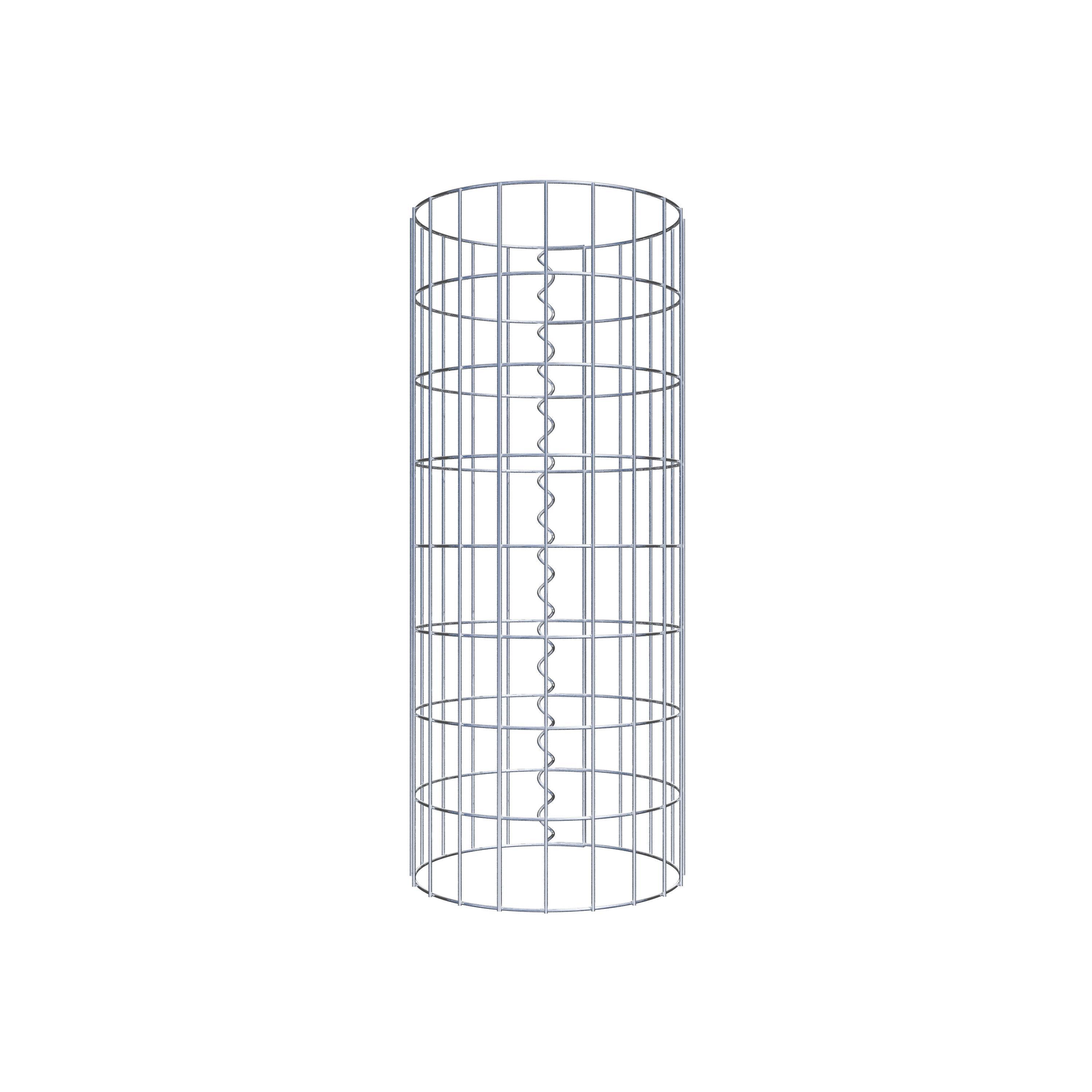Columna de gaviones diámetro 32 cm, MW 5 x 10 cm redonda