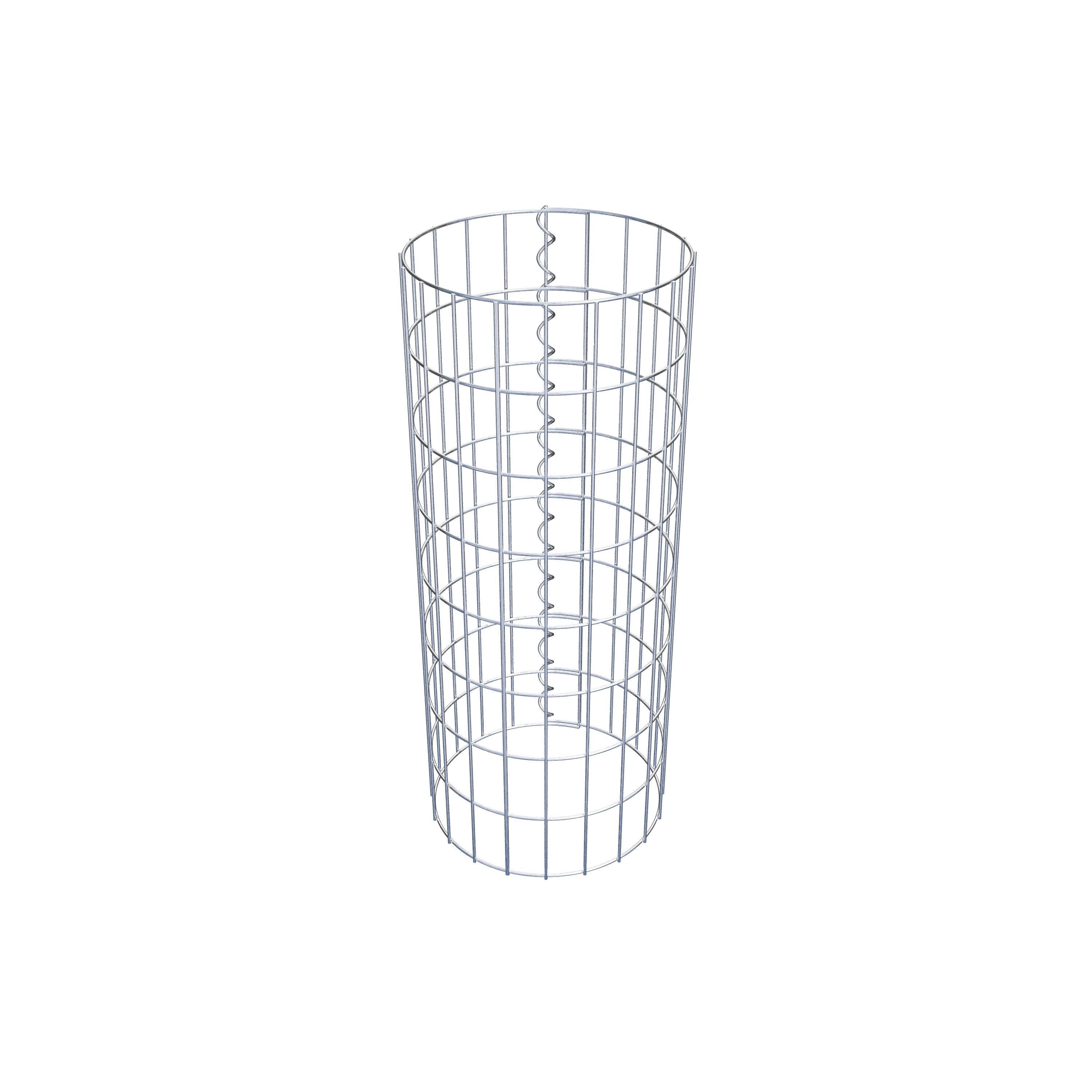 Columna de gaviones diámetro 32 cm, MW 5 x 10 cm redonda