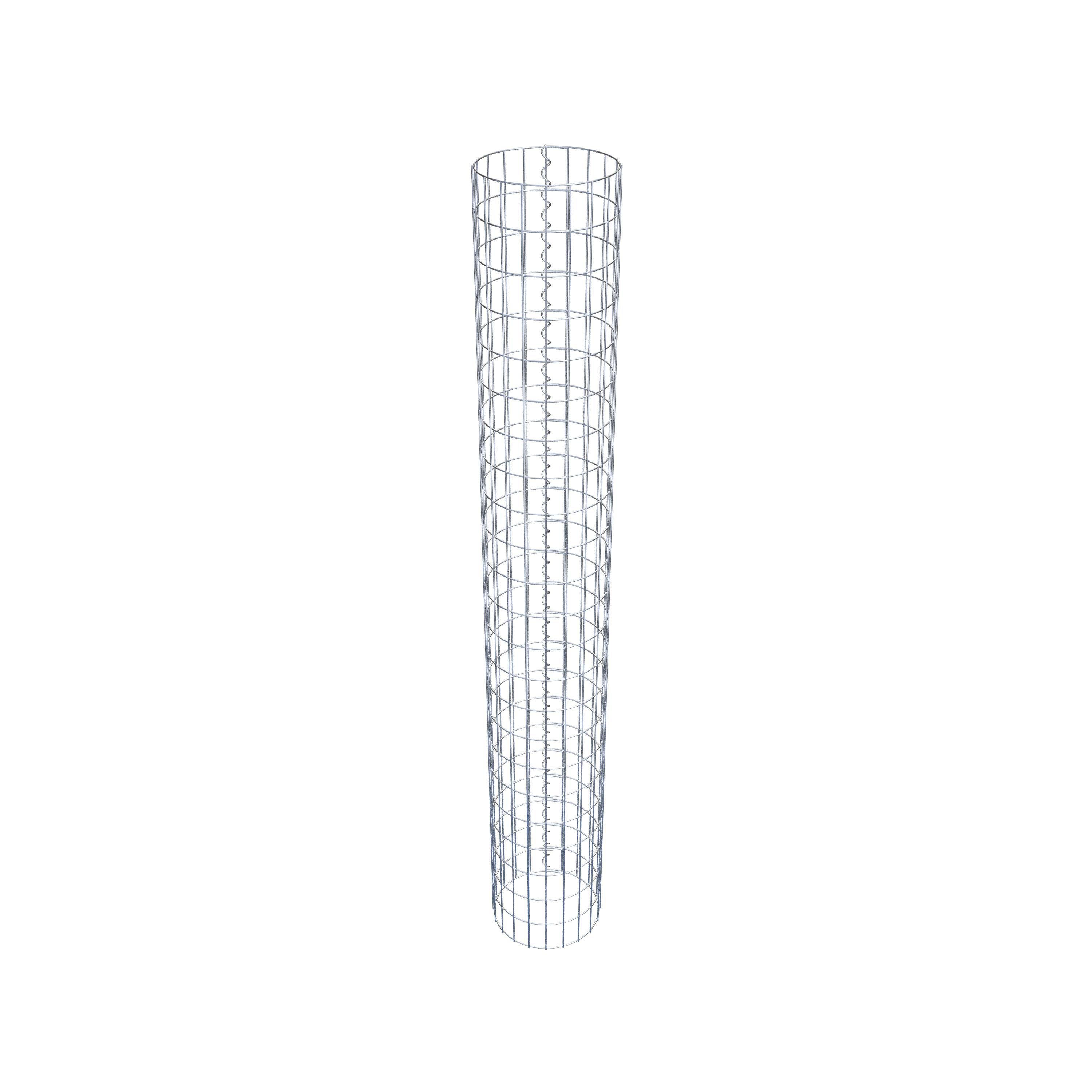 Columna de gaviones diámetro 32 cm, MW 5 x 10 cm redonda
