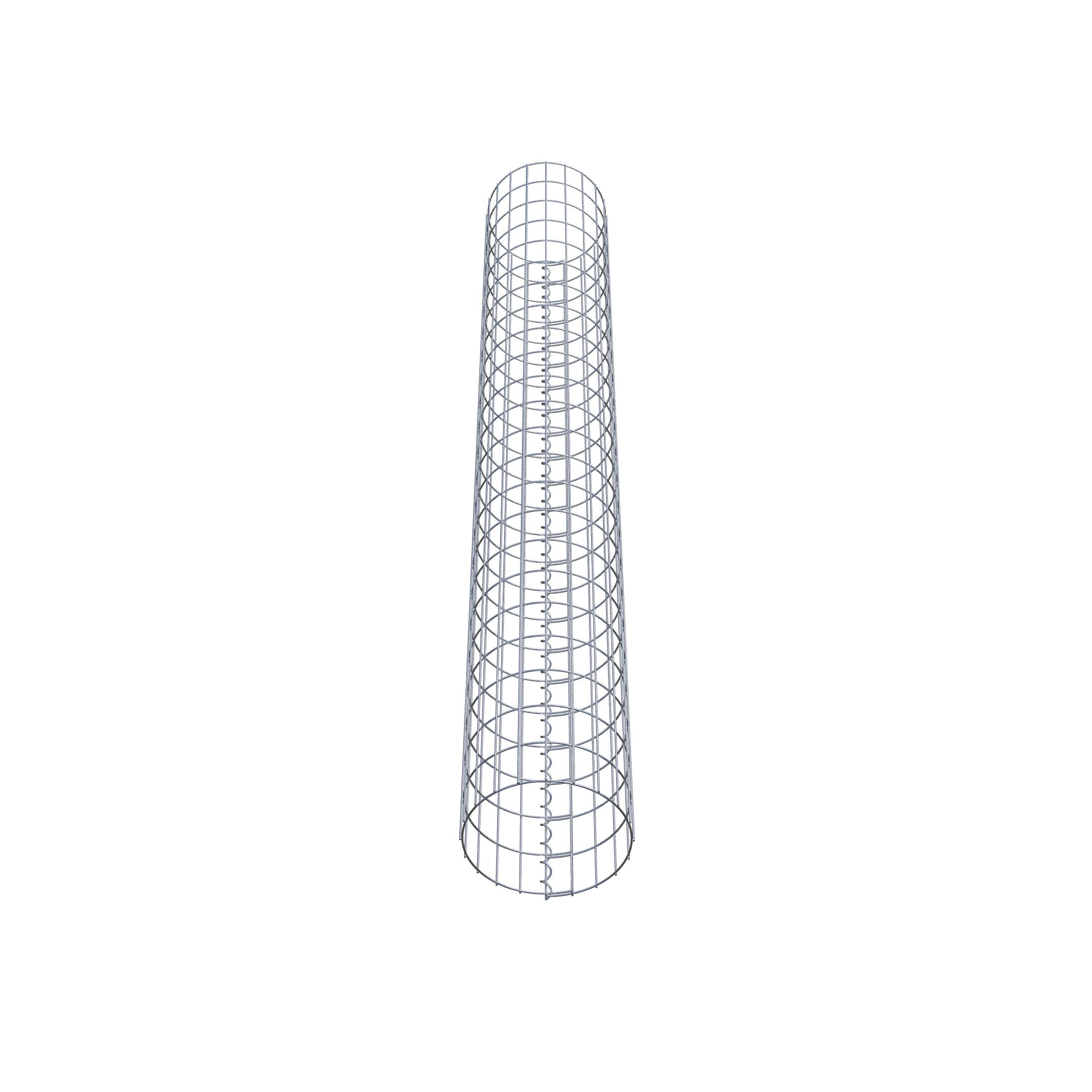 Columna de gaviones diámetro 32 cm, MW 5 x 10 cm redonda