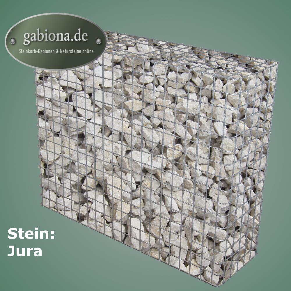 Thermisch verzinkte schanskorf 102 cm x 82 cm x 32 cm, maaswijdte 5 cm x 5 cm, volledig gelast