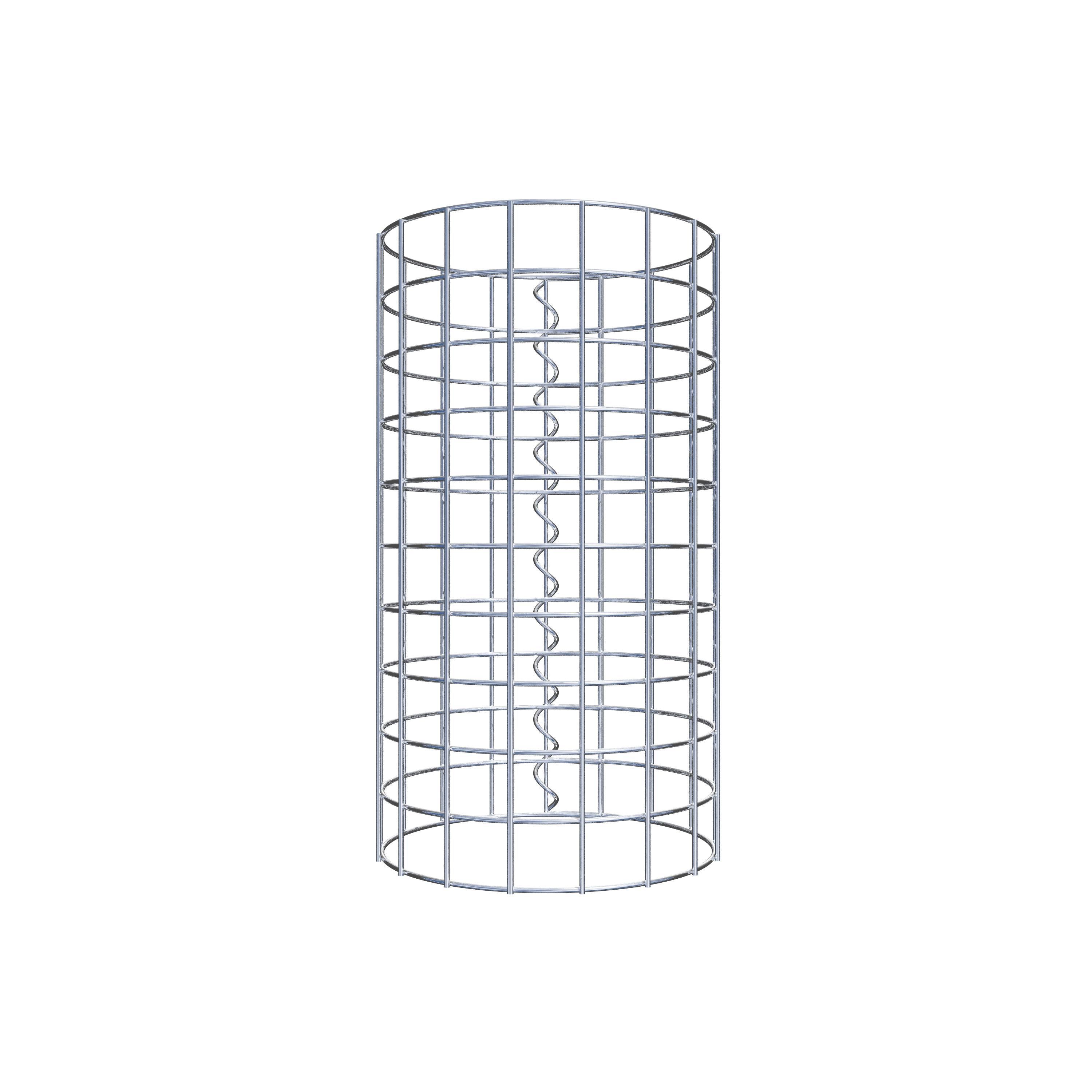 Columna de gaviones diámetro 27 cm MW 5 x 5 cm redonda