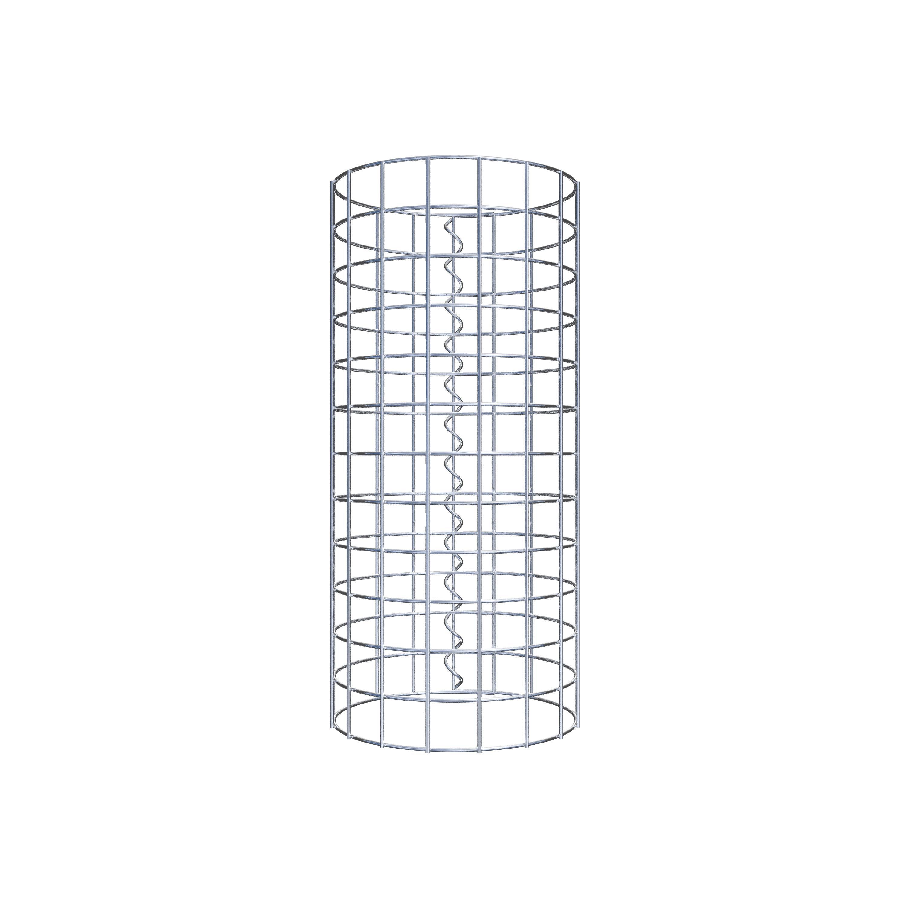 Columna de gaviones diámetro 27 cm MW 5 x 5 cm redonda