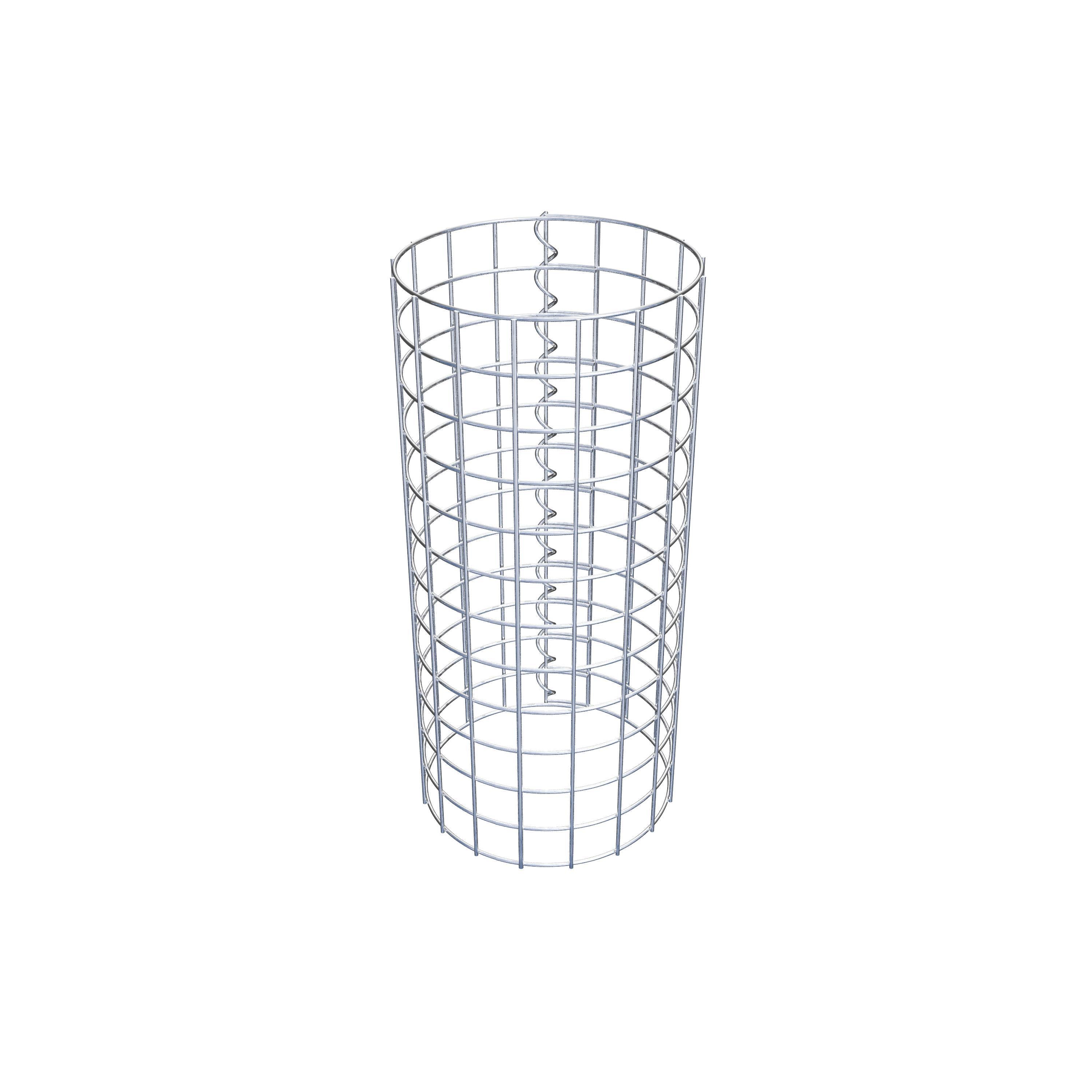 Columna de gaviones diámetro 27 cm MW 5 x 5 cm redonda