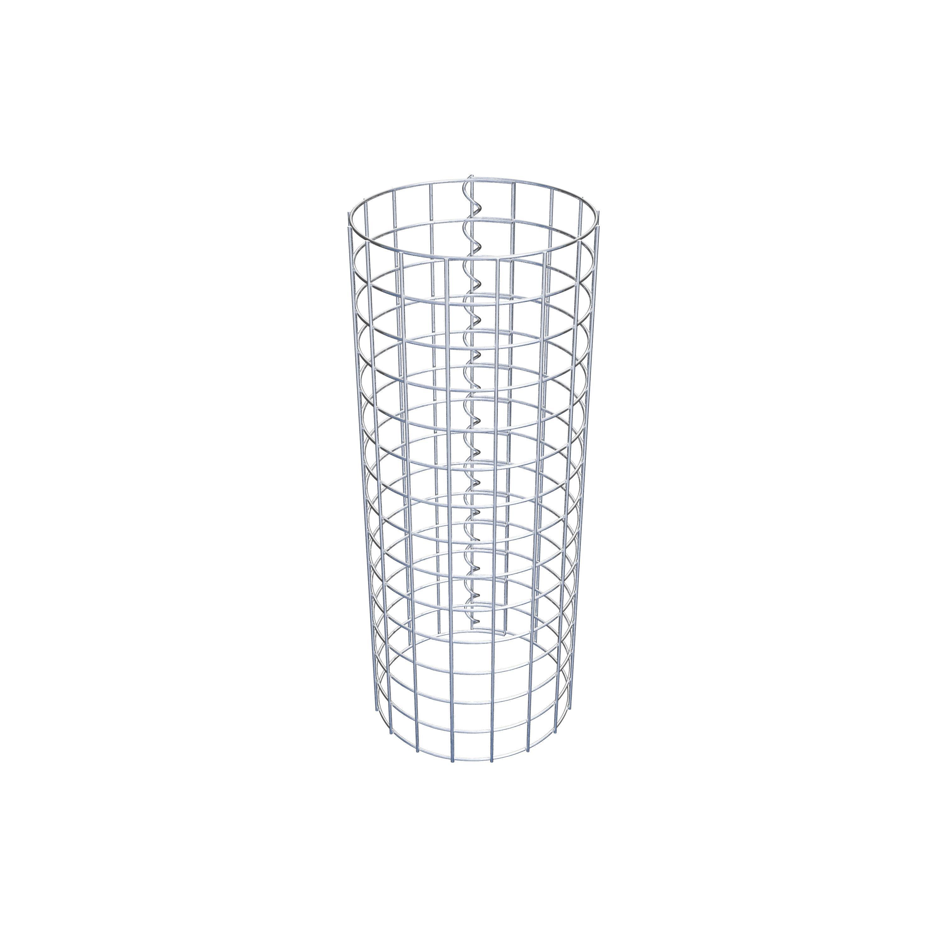 Columna de gaviones diámetro 27 cm MW 5 x 5 cm redonda