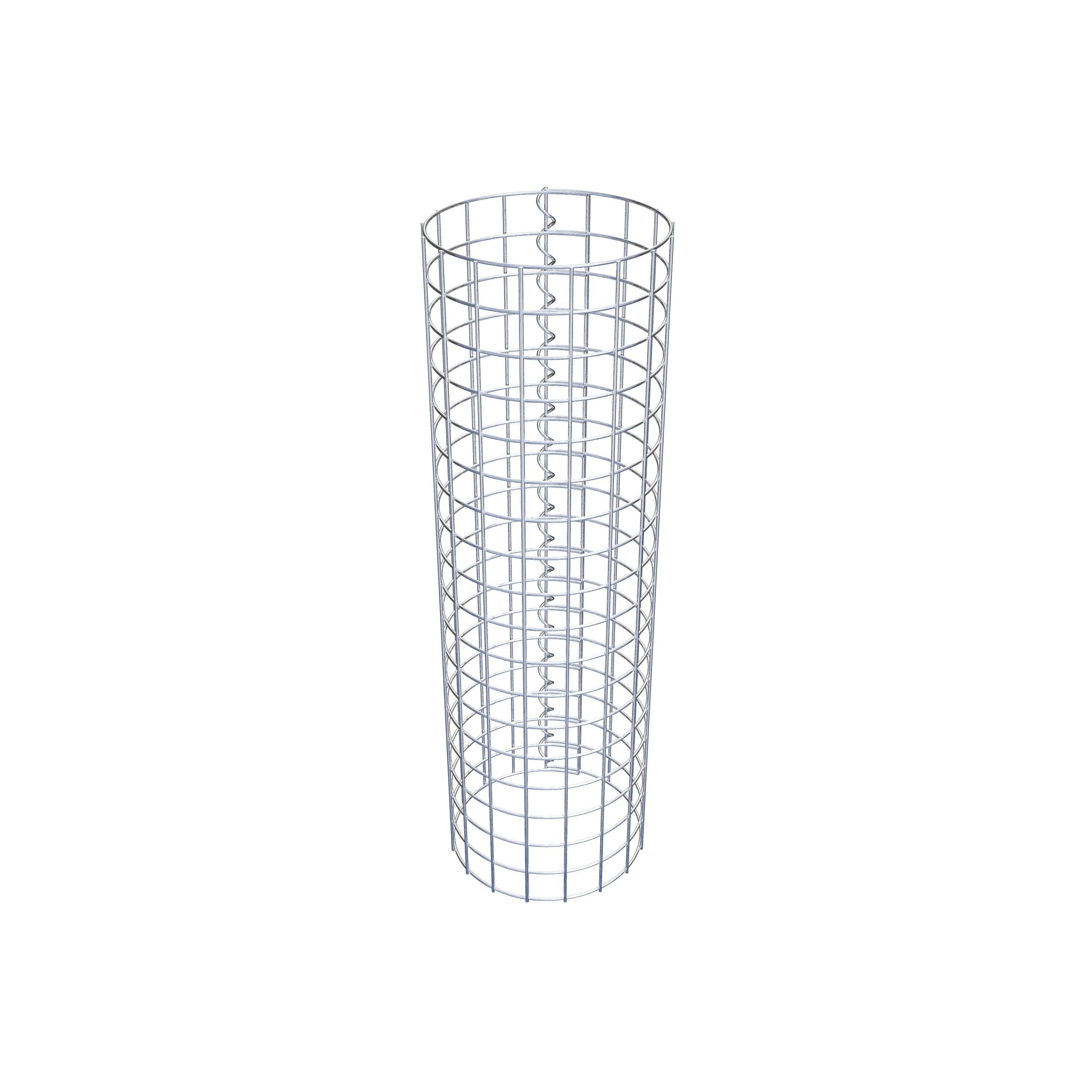 Columna de gaviones diámetro 27 cm MW 5 x 5 cm redonda