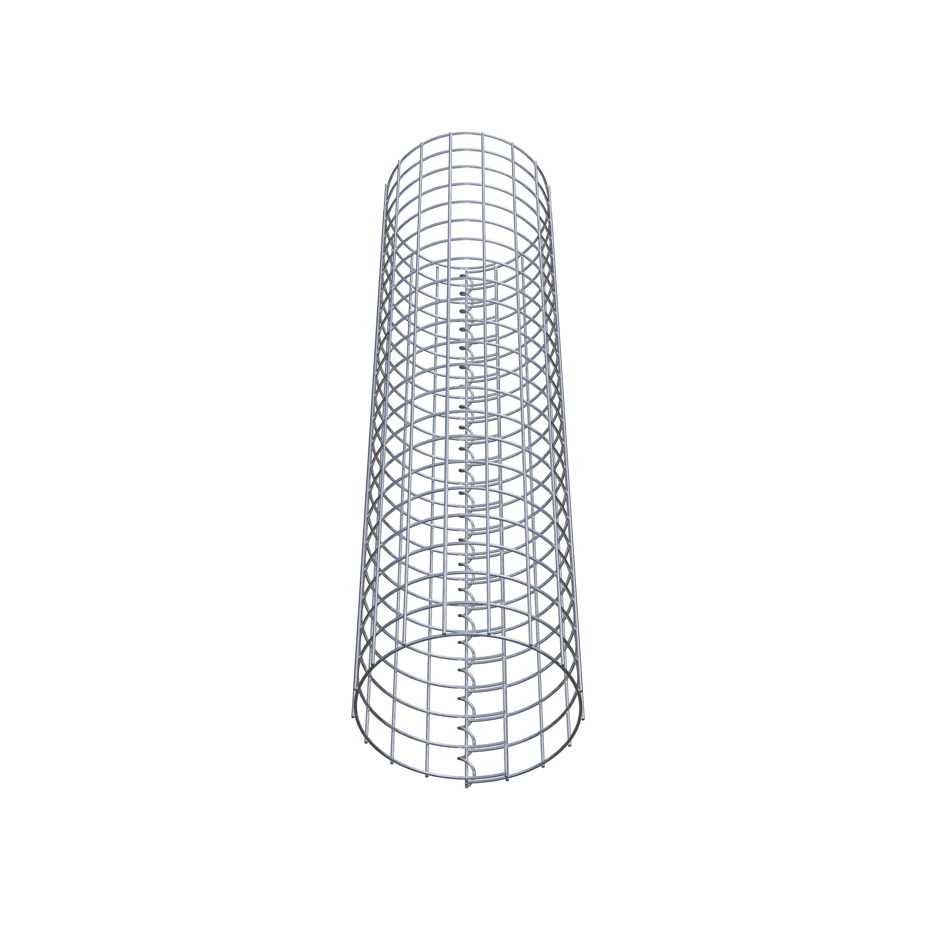 Columna de gaviones diámetro 27 cm MW 5 x 5 cm redonda