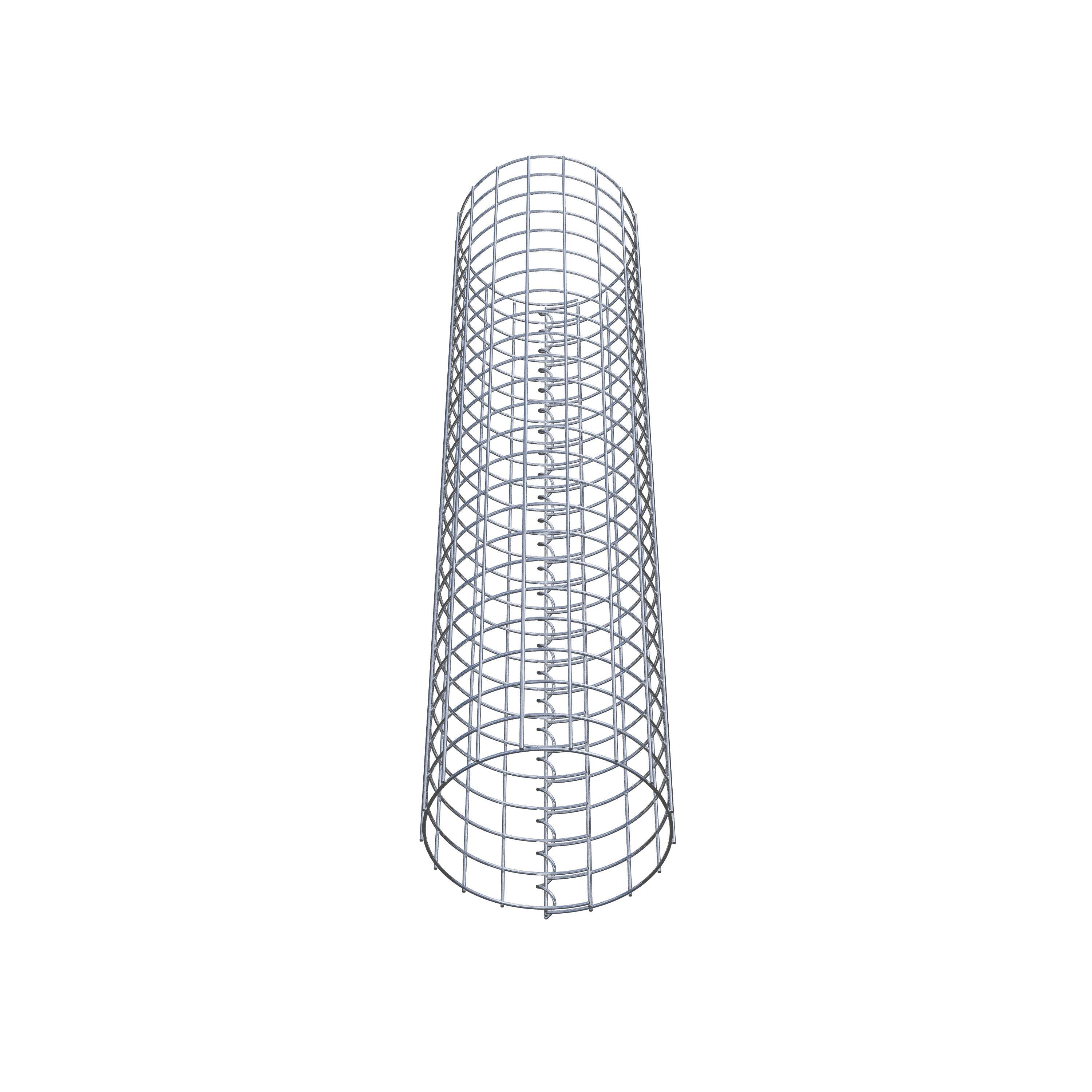 Columna de gaviones diámetro 27 cm MW 5 x 5 cm redonda