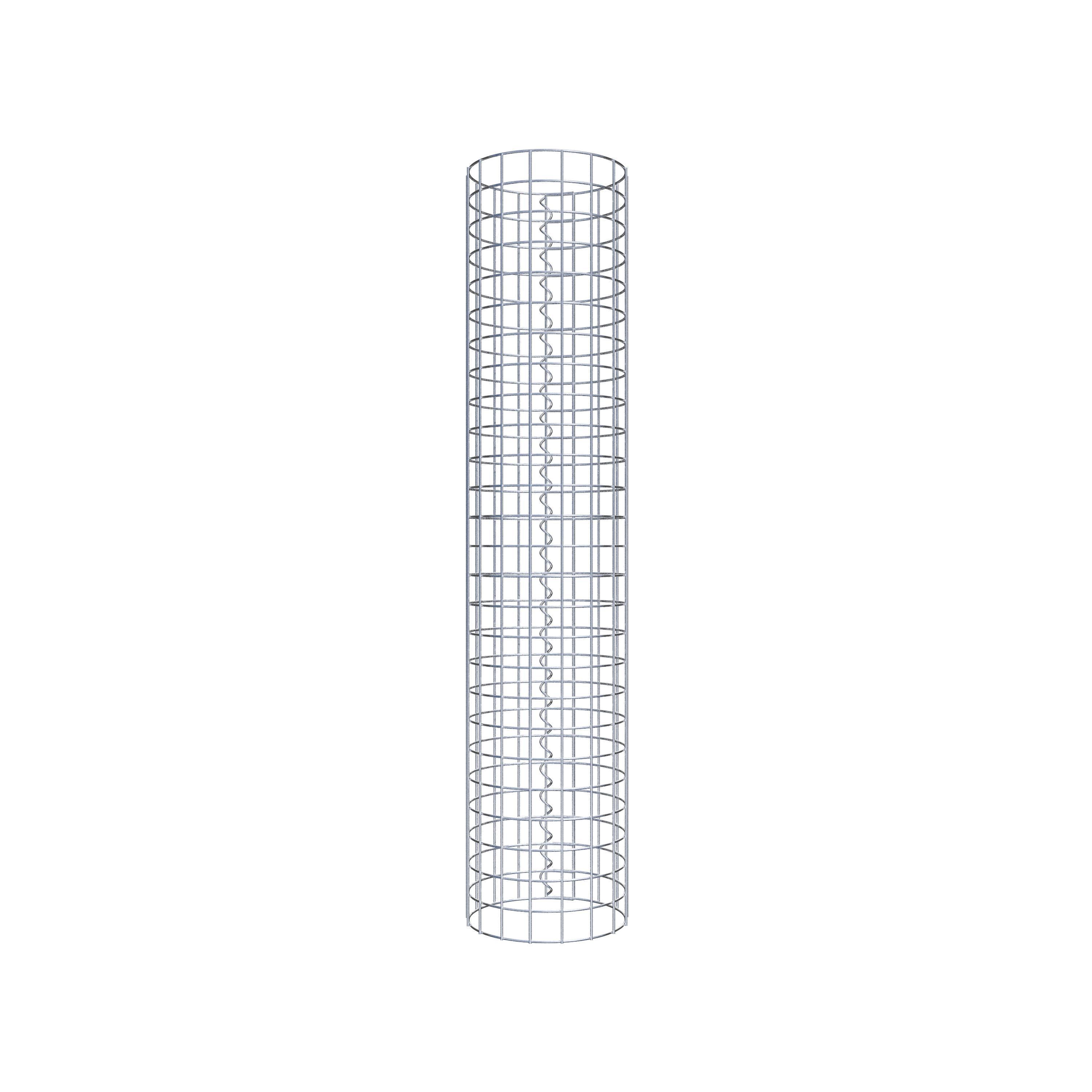 Columna de gaviones diámetro 27 cm MW 5 x 5 cm redonda