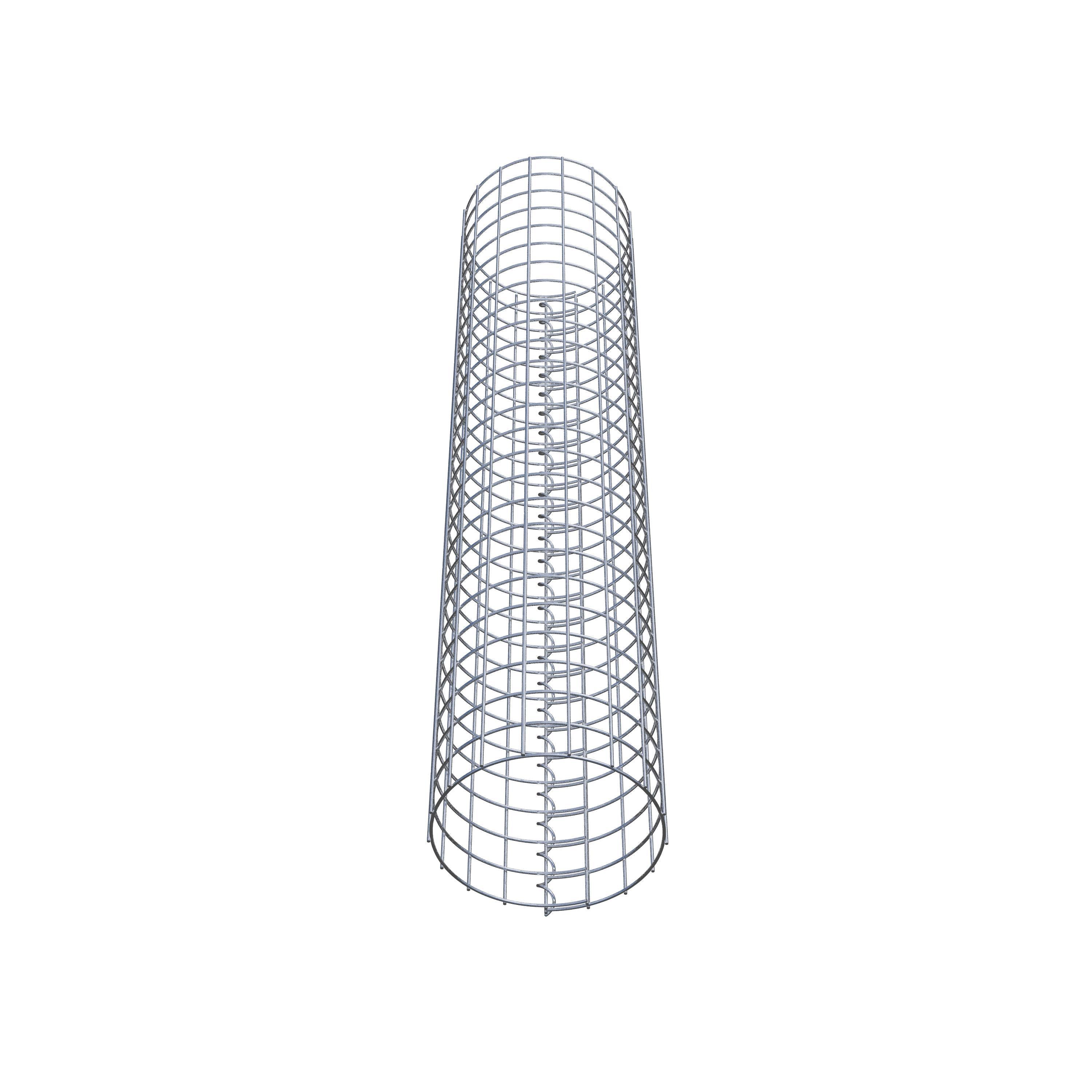 Columna de gaviones diámetro 27 cm MW 5 x 5 cm redonda