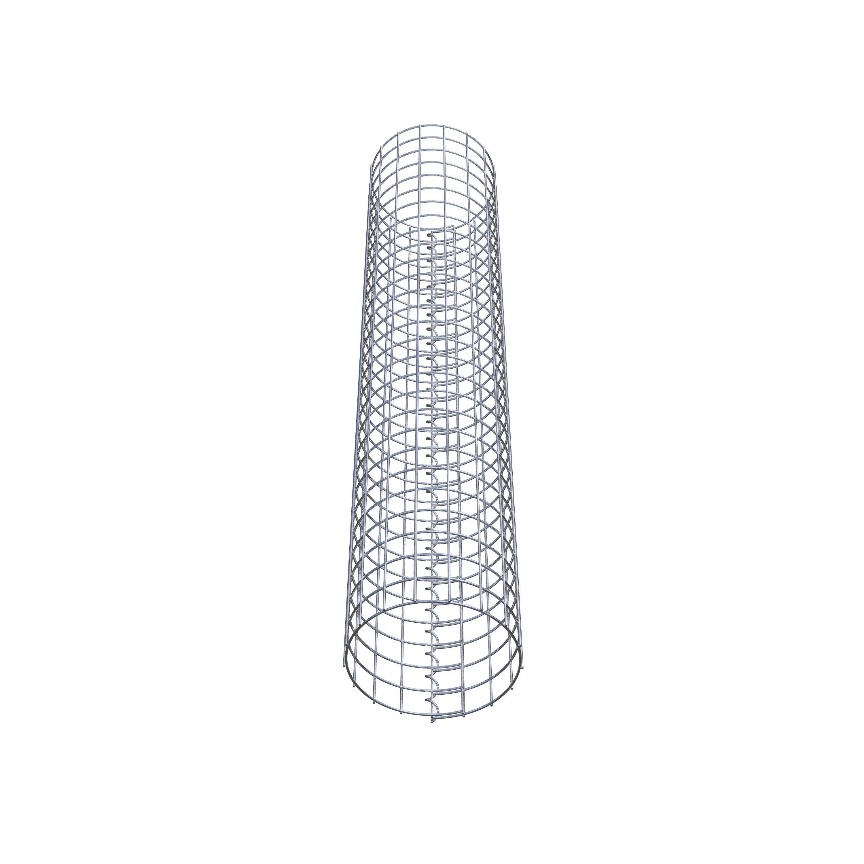 Columna de gaviones diámetro 27 cm MW 5 x 5 cm redonda