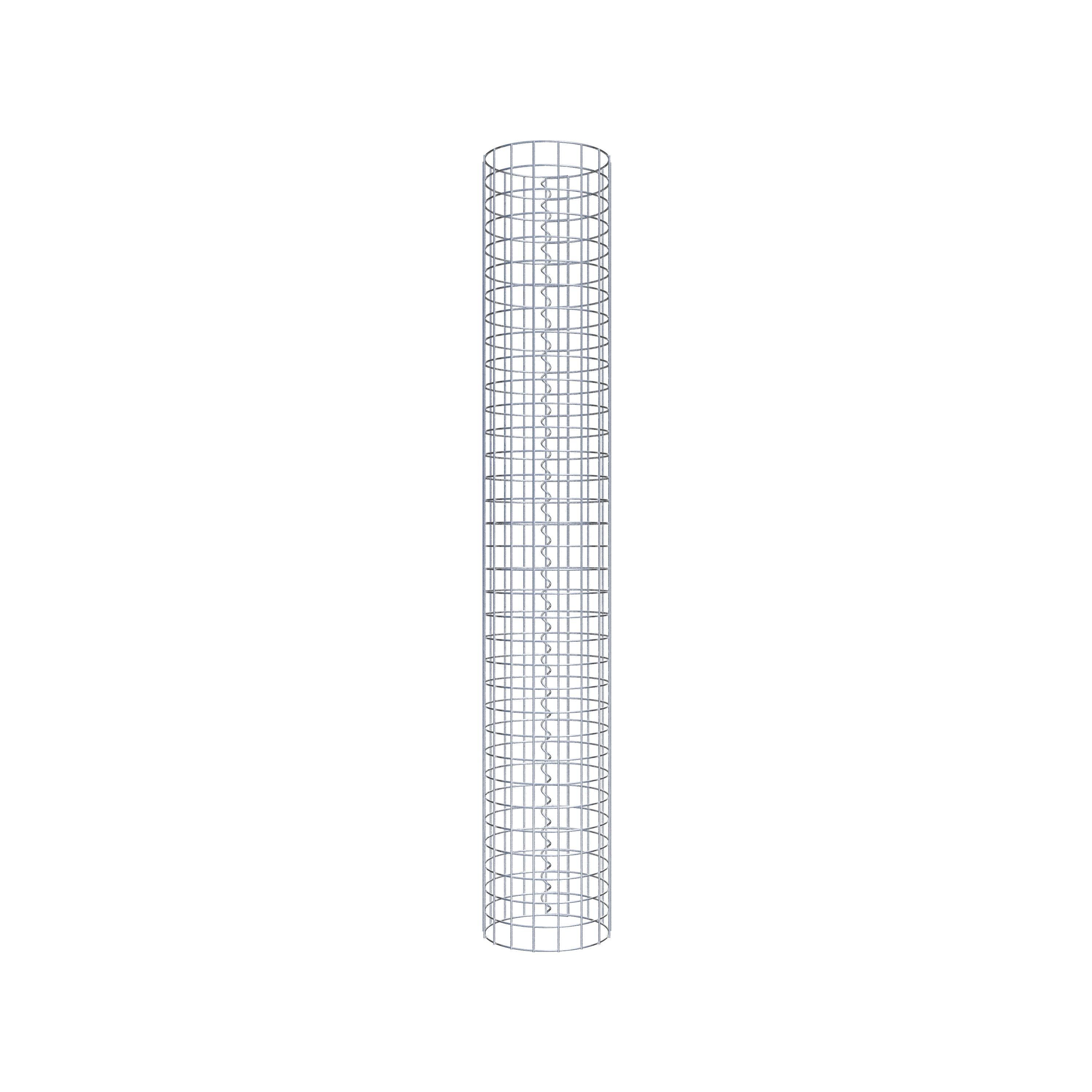Columna de gaviones diámetro 27 cm MW 5 x 5 cm redonda