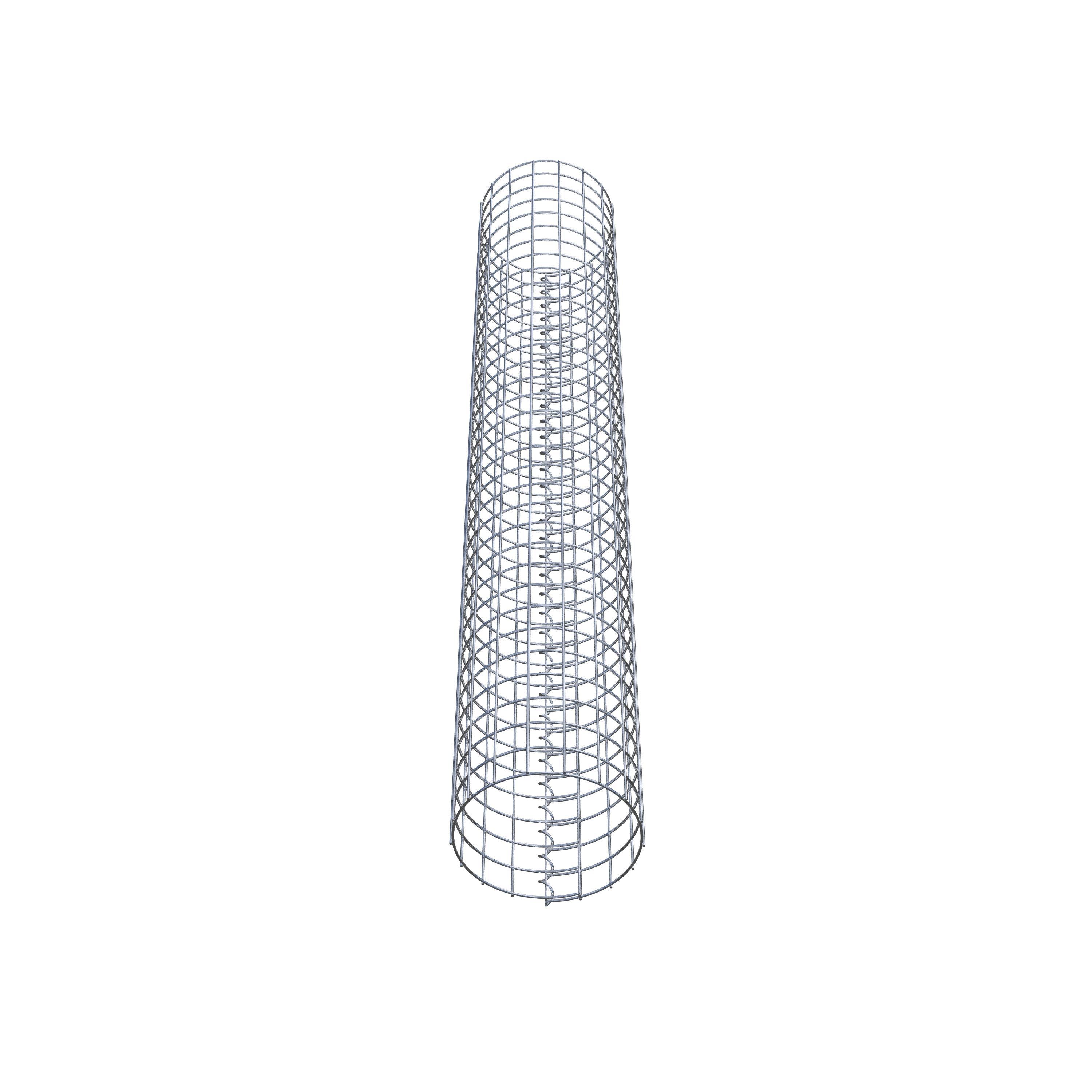 Columna de gaviones diámetro 27 cm MW 5 x 5 cm redonda