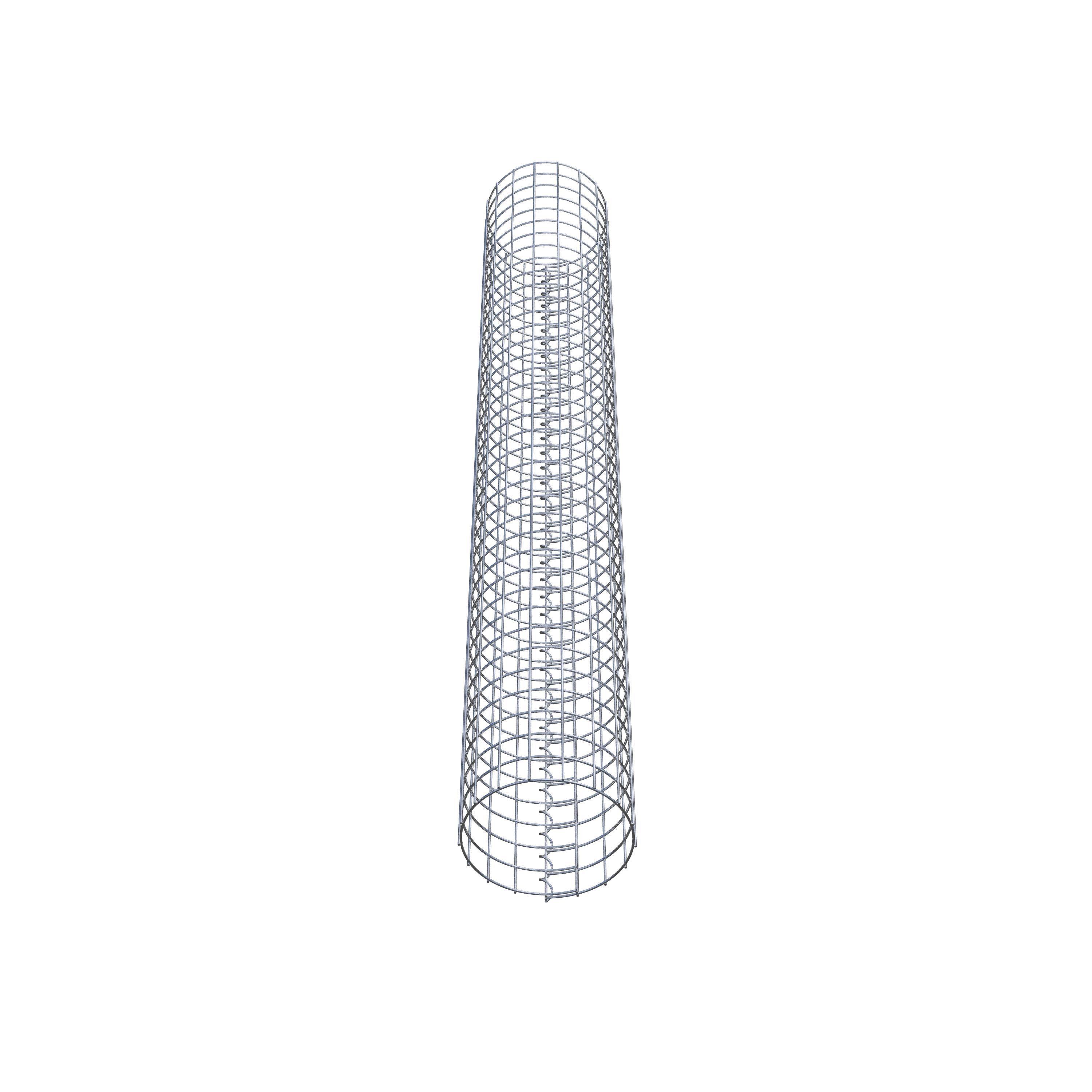 Columna de gaviones diámetro 27 cm MW 5 x 5 cm redonda