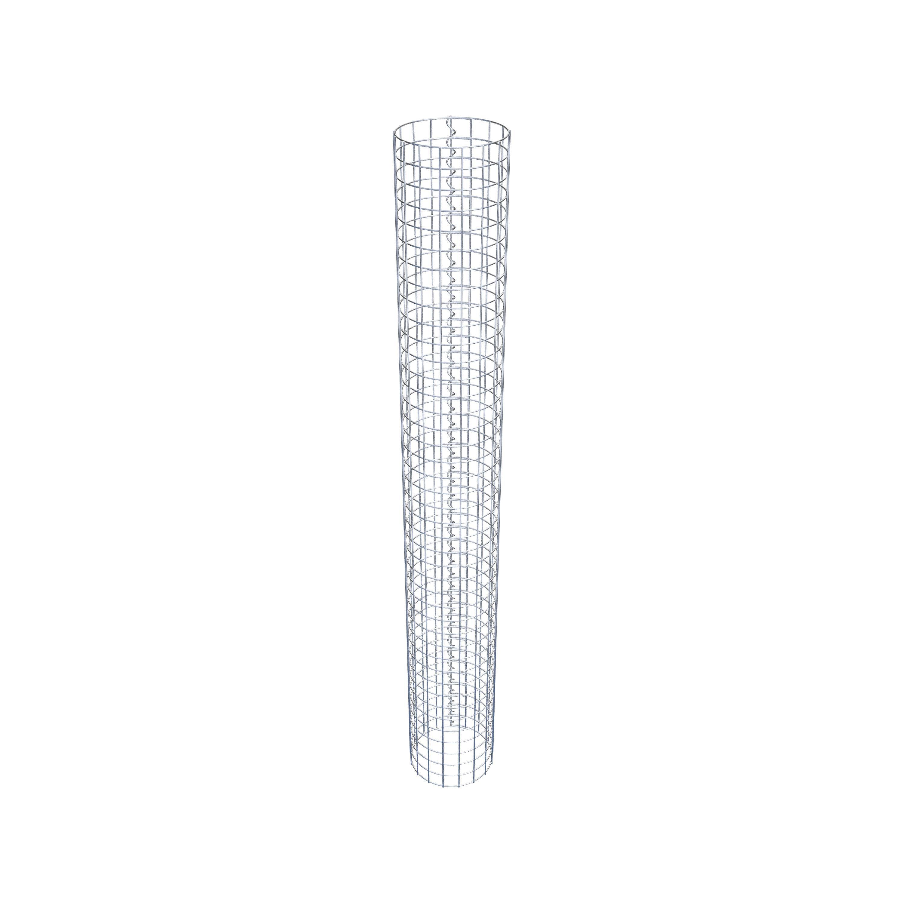 Columna de gaviones diámetro 27 cm MW 5 x 5 cm redonda
