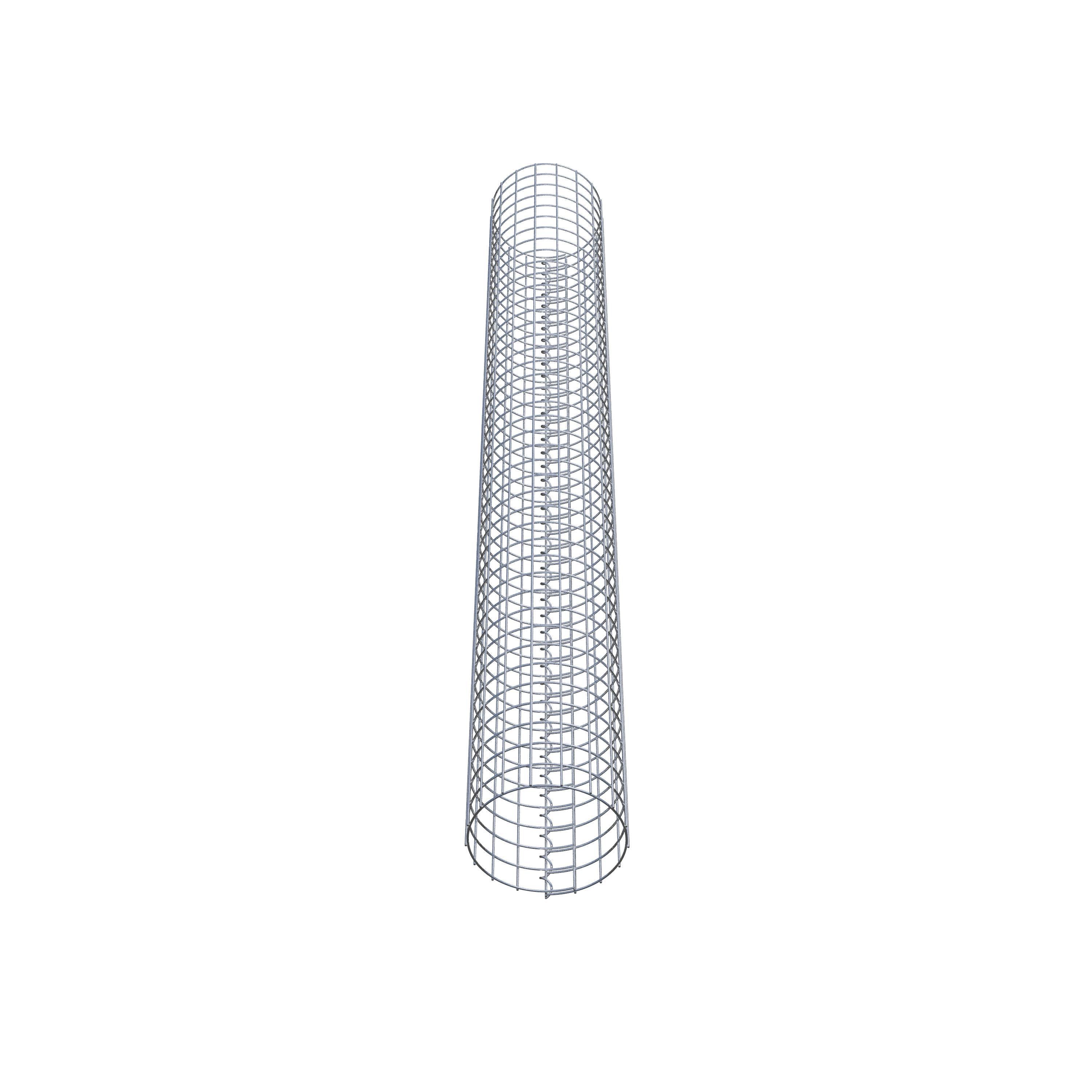 Columna de gaviones diámetro 27 cm MW 5 x 5 cm redonda