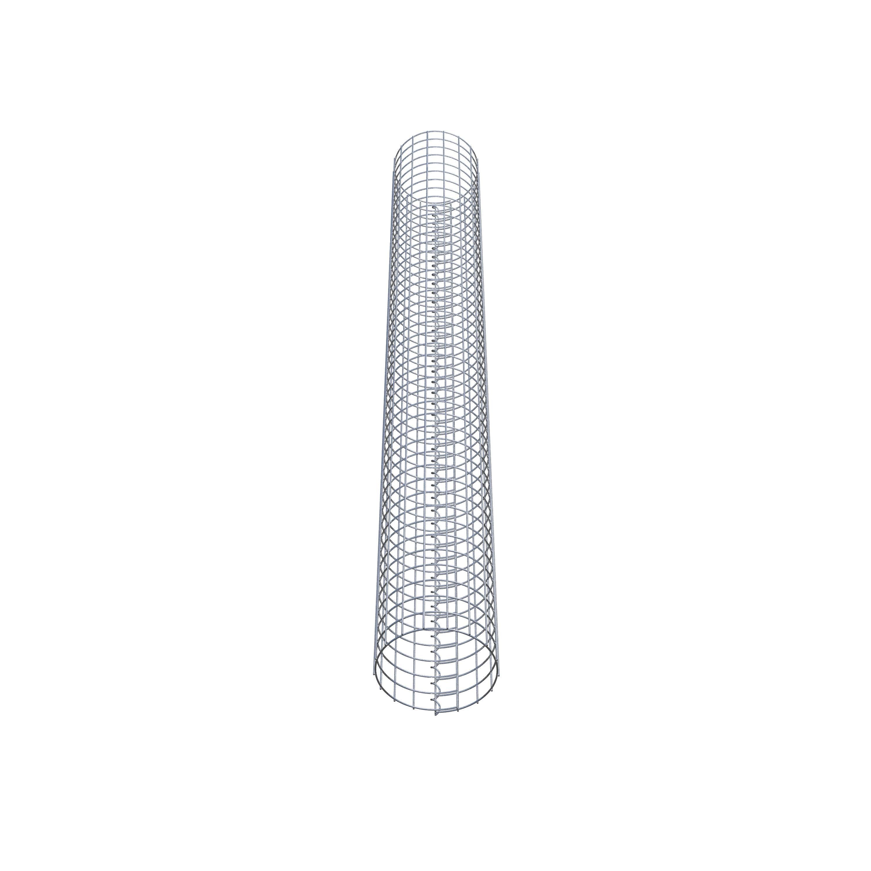 Columna de gaviones diámetro 27 cm MW 5 x 5 cm redonda