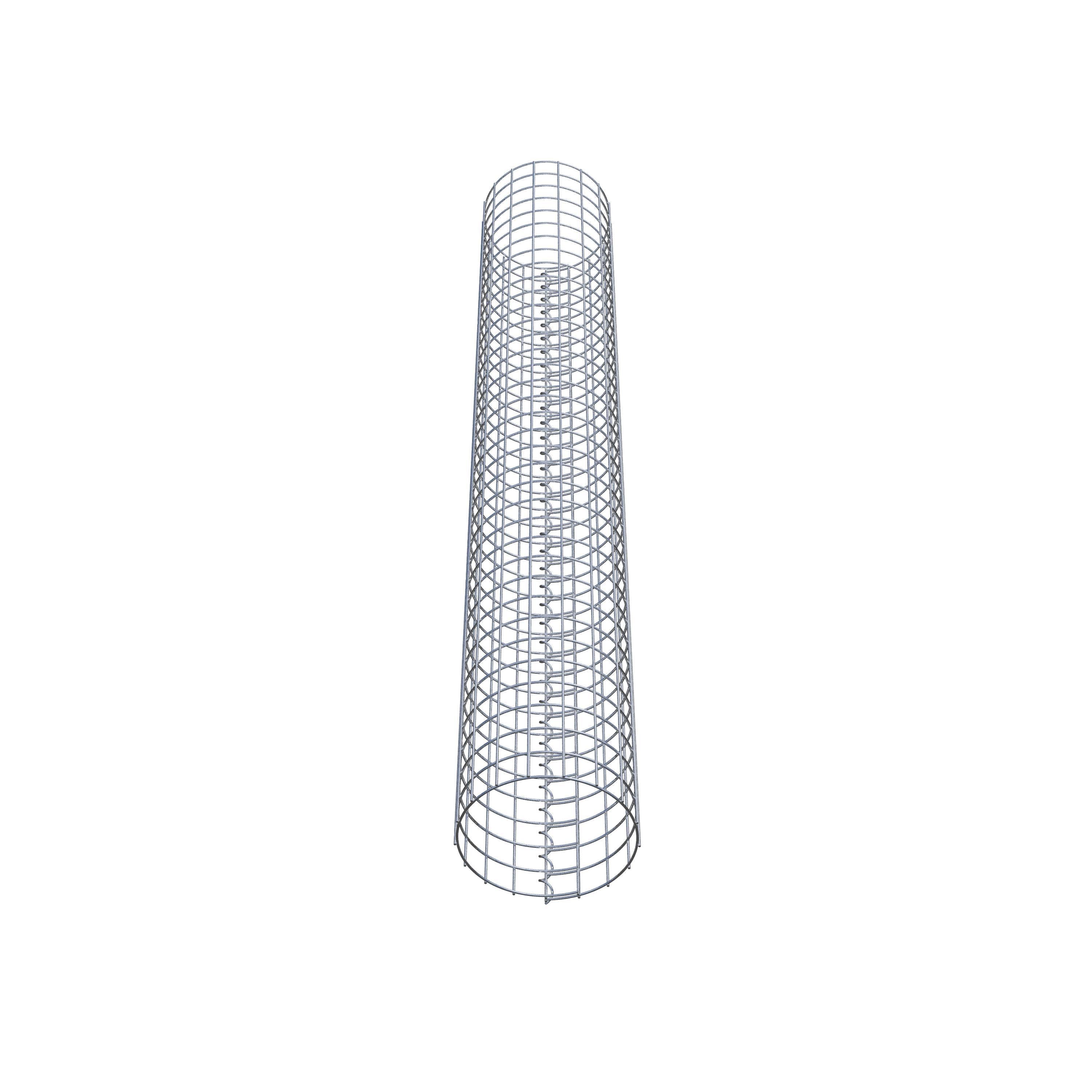 Columna de gaviones diámetro 27 cm MW 5 x 5 cm redonda