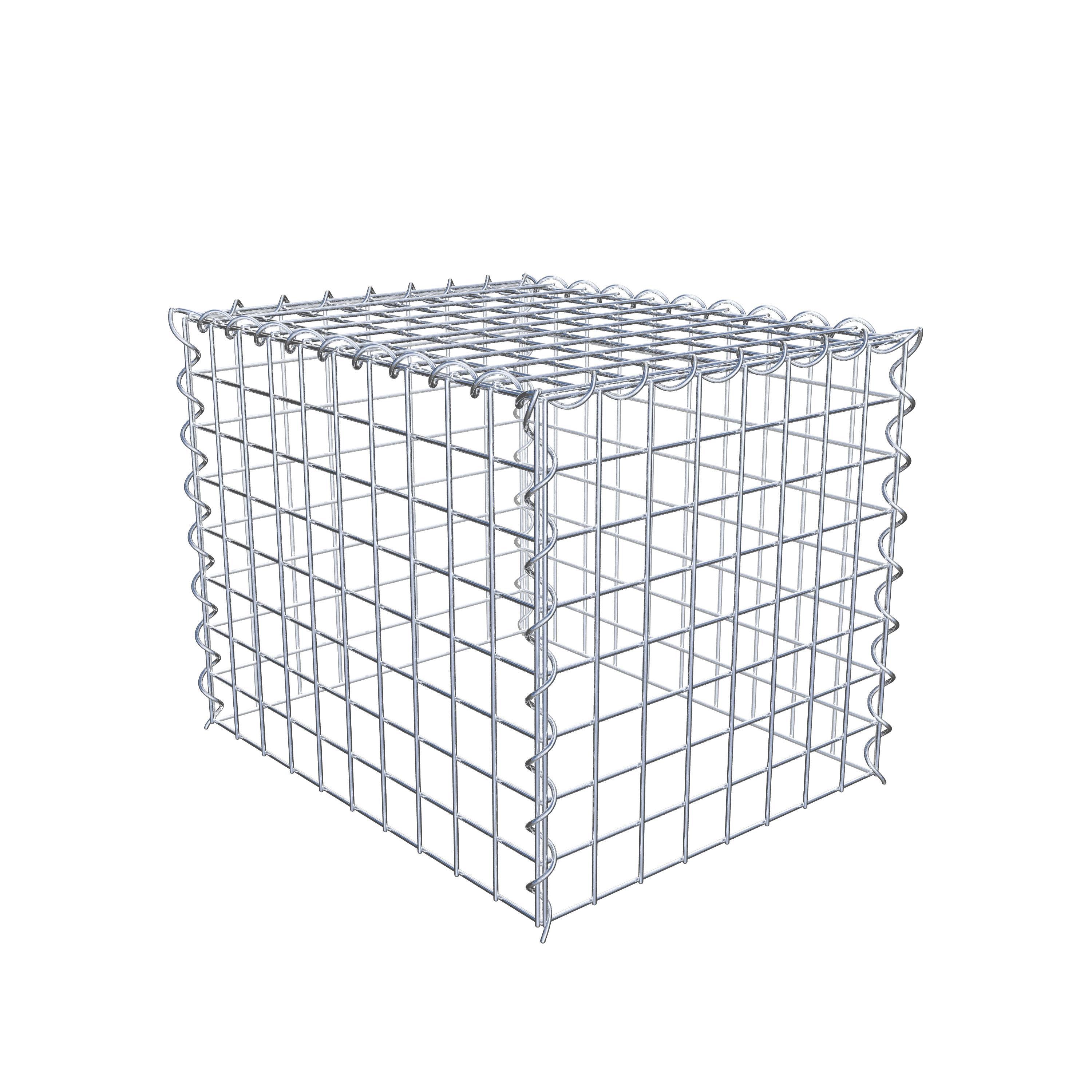 Grown-on gabion type 3 50 cm x 40 cm x 40 cm (L x H x D), mesh size 5 cm x 5 cm, spiral