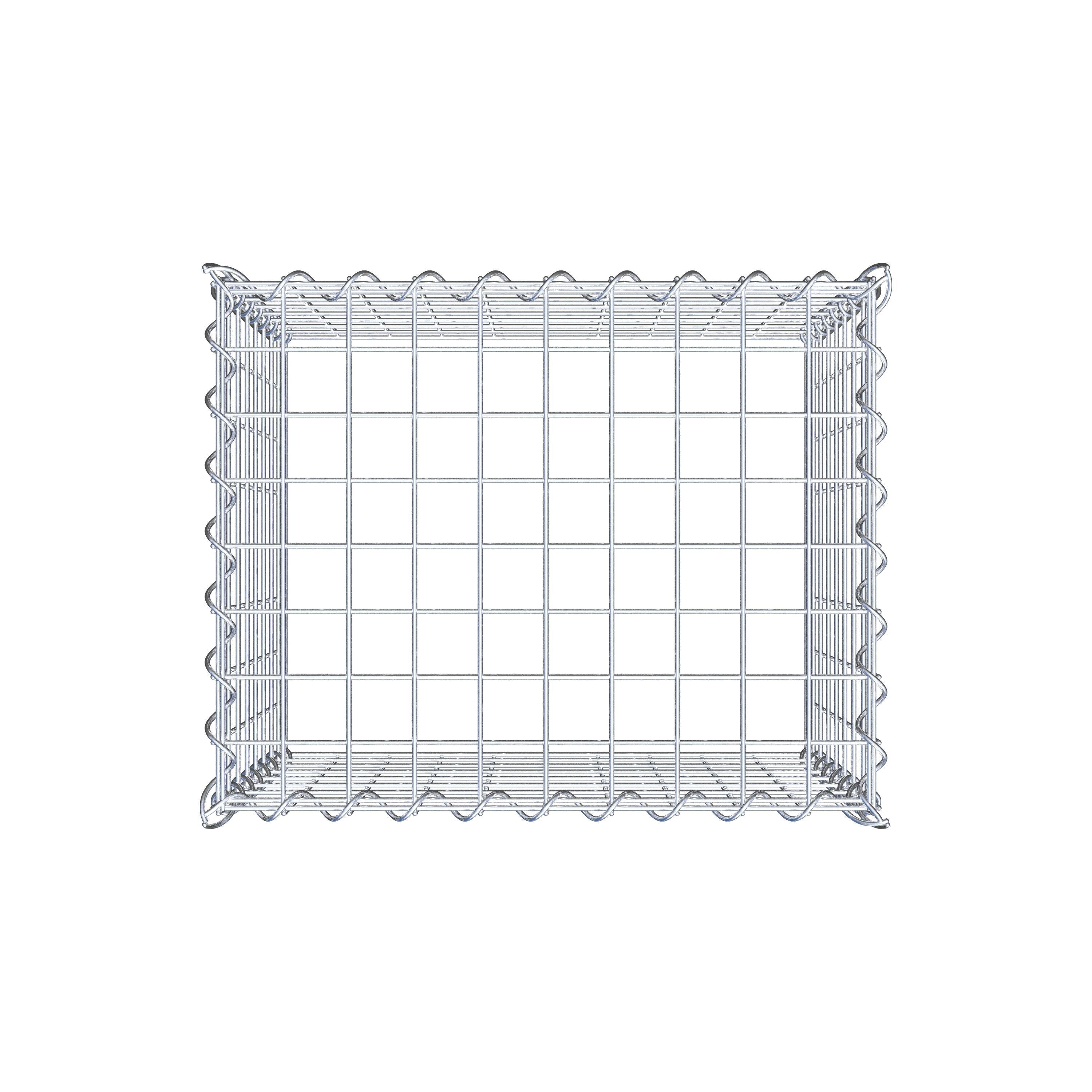 Grown-on gabion type 3 50 cm x 40 cm x 40 cm (L x H x D), mesh size 5 cm x 5 cm, spiral