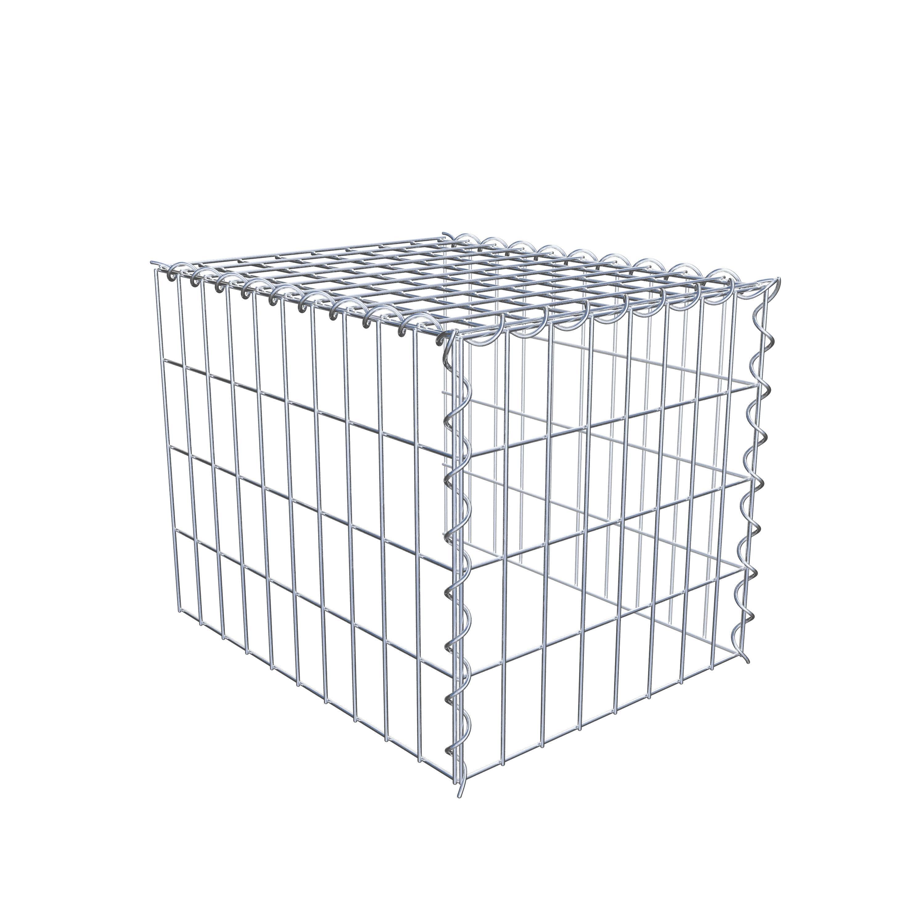 Add-on schanskorf type 4 50 cm x 40 cm x 40 cm (L x H x D), maaswijdte 5 cm x 10 cm, spiraalvormig