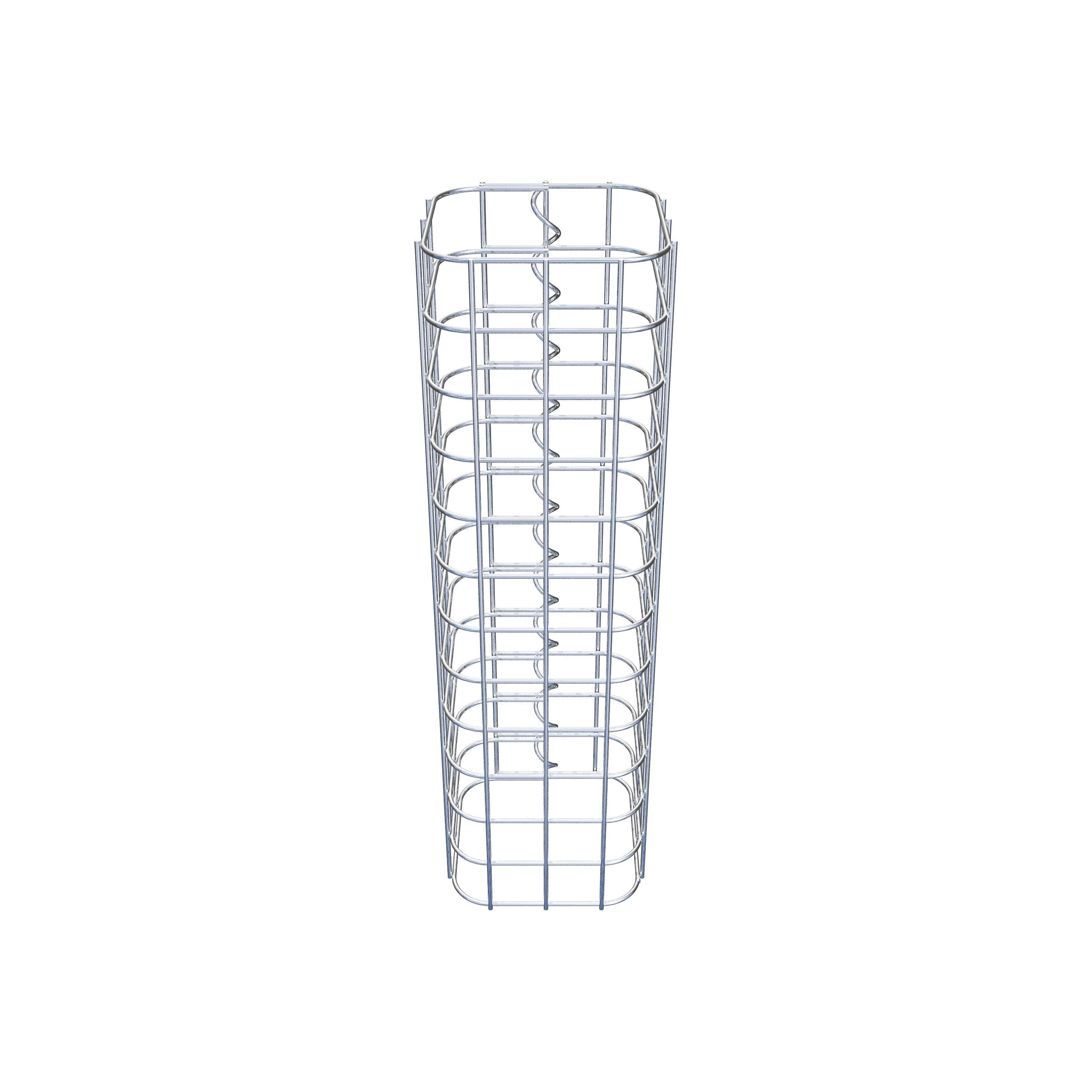 Colonne de gabion 17 x 17 cm, MW 5 x 5 cm carré