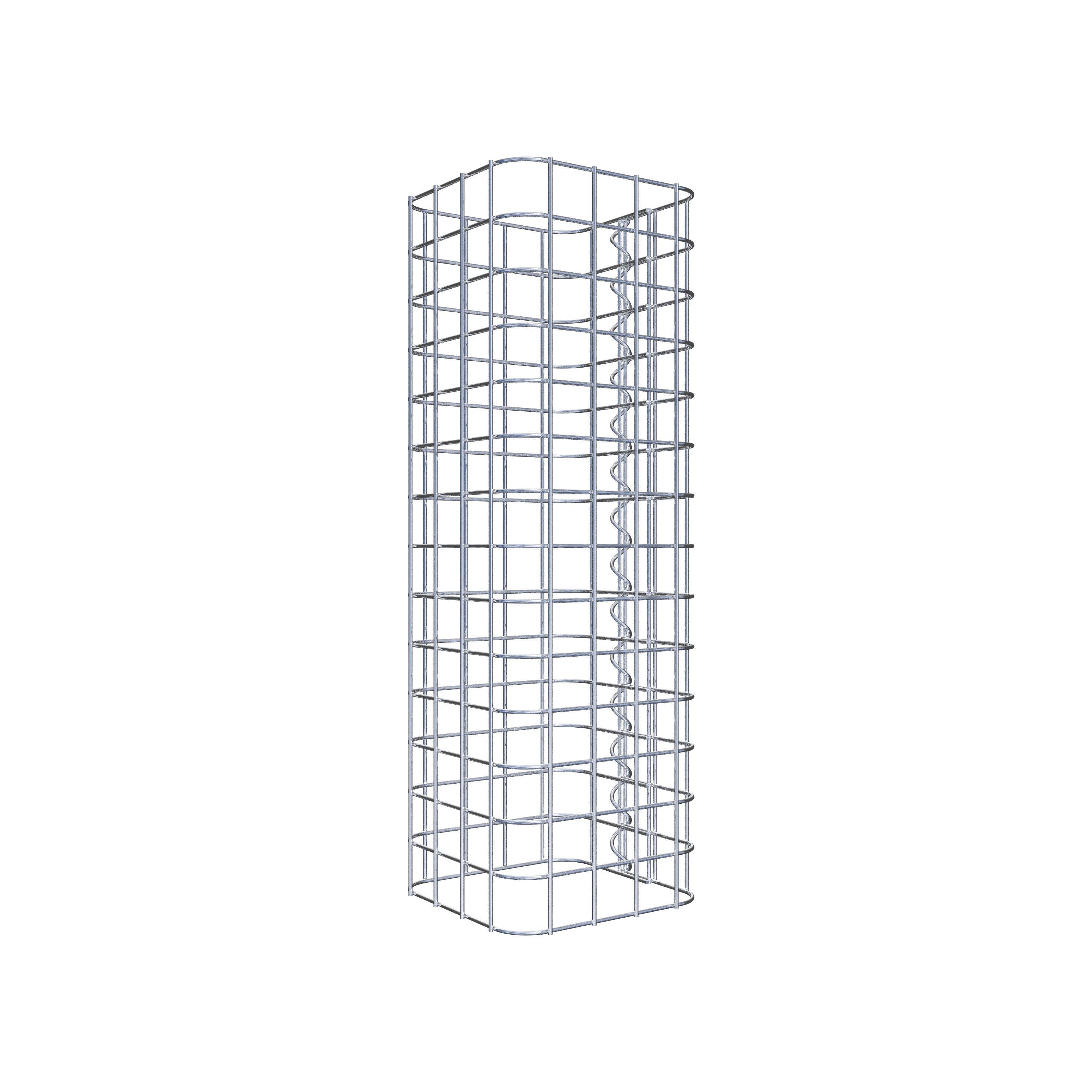 Columna de gaviones 22 x 22 cm MW 5 x 5 cm cuadrado