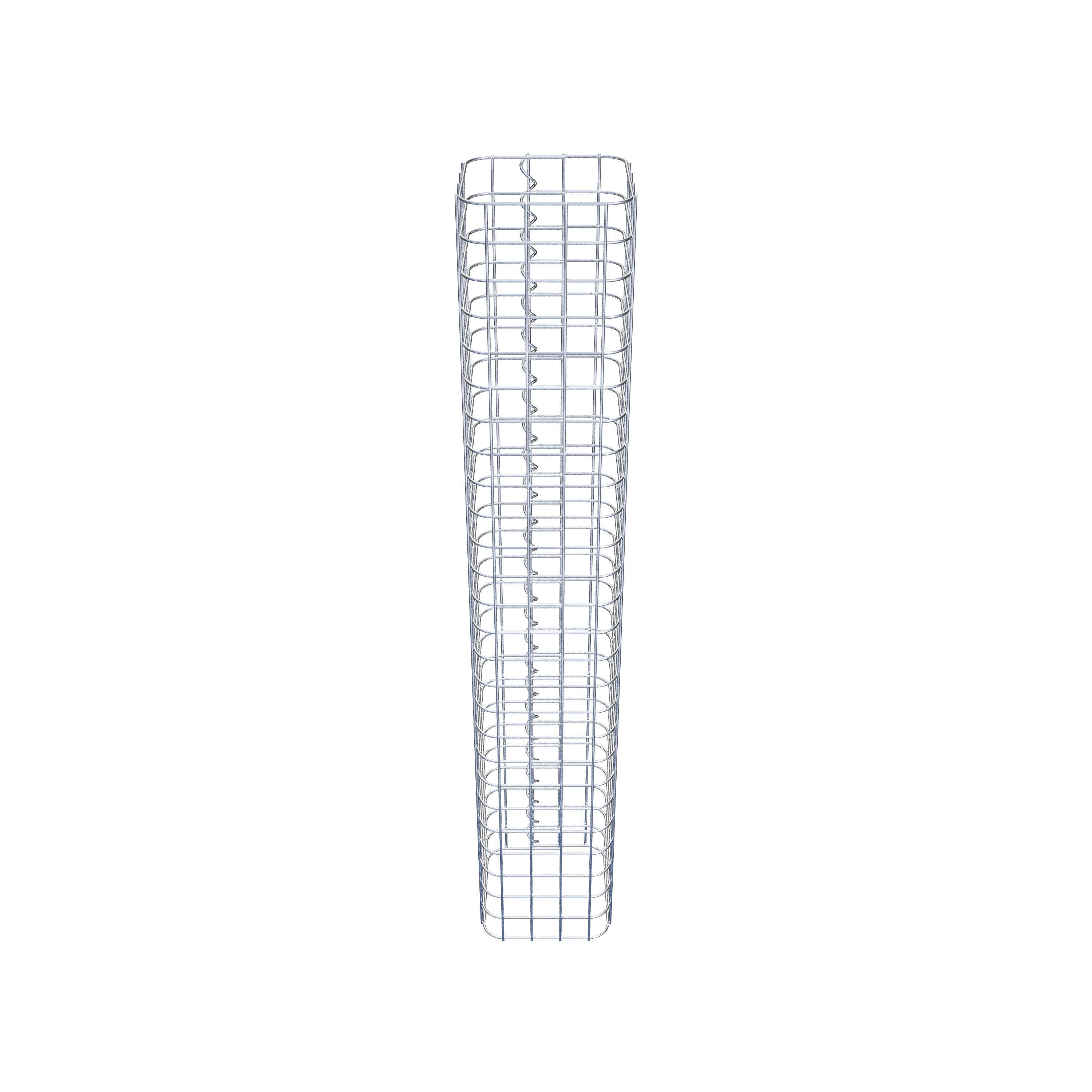 Columna de gaviones 22 x 22 cm MW 5 x 5 cm cuadrado